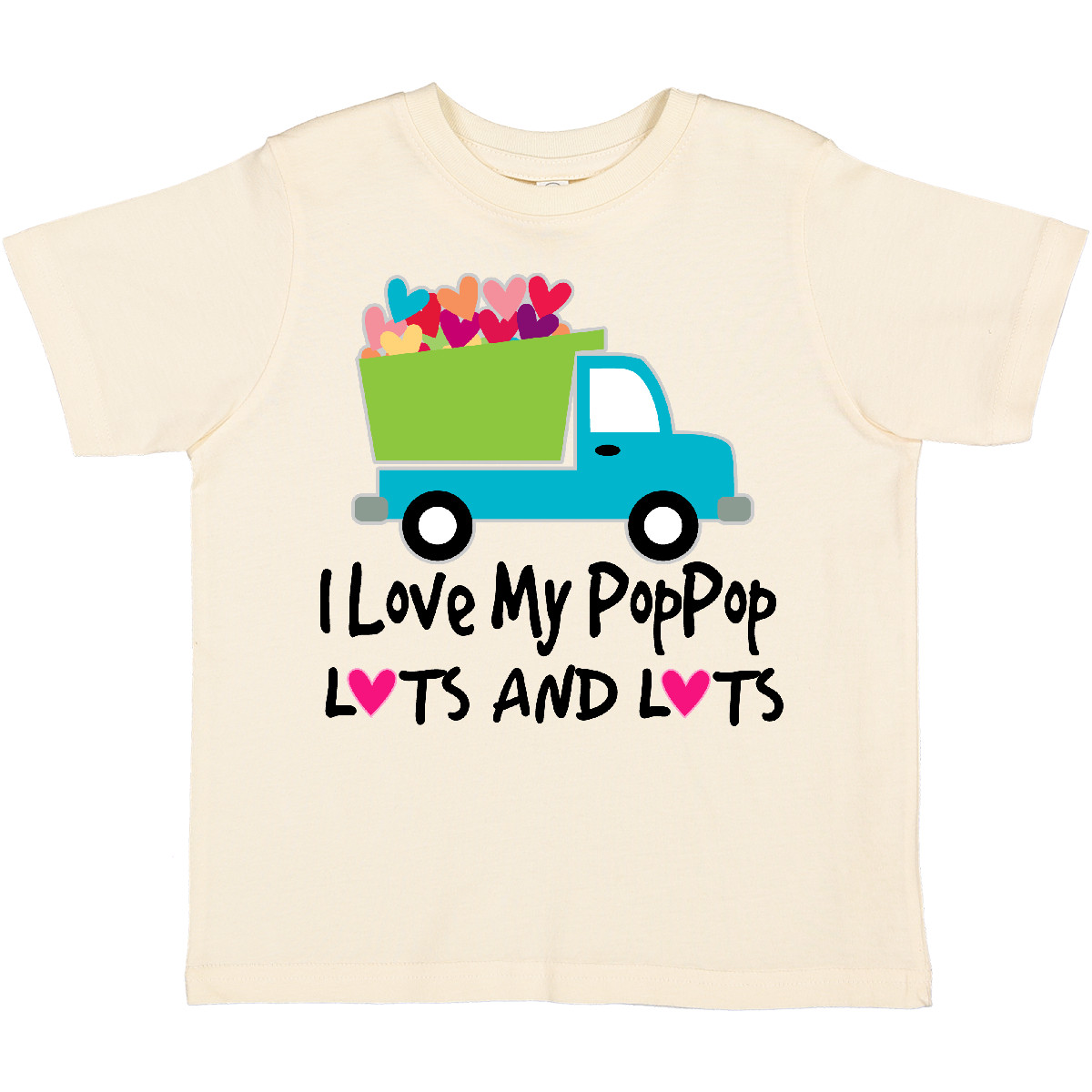 Inktastic I Love My PopPop Toddler T-Shirt From Grandchild Childs Cute Grandpa - Picture 4 of 7