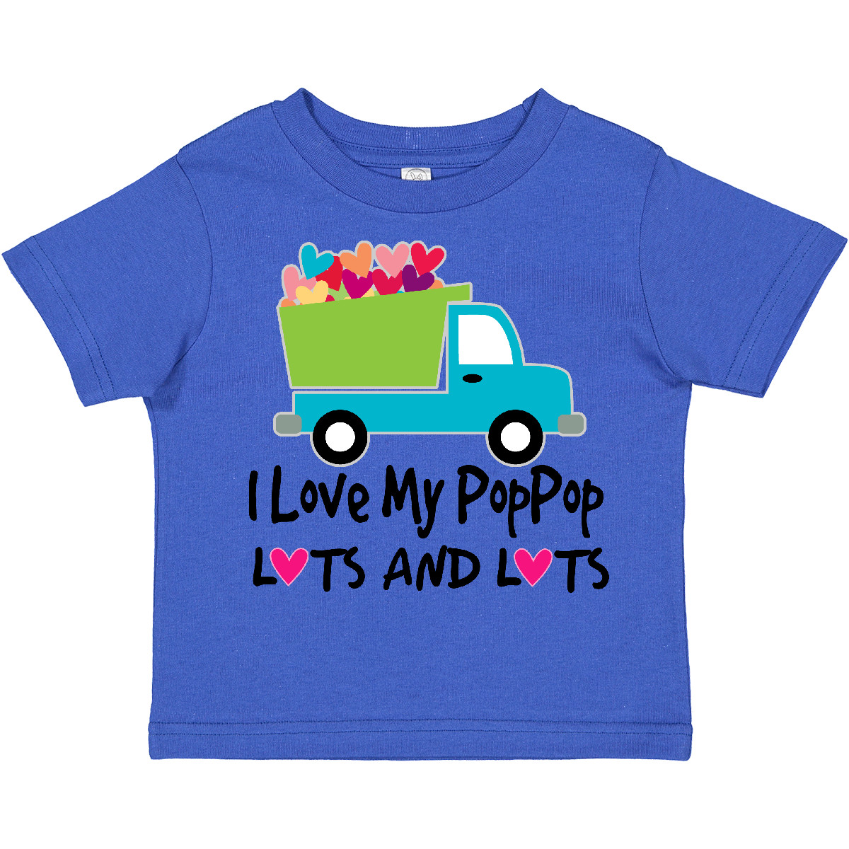 Inktastic I Love My PopPop Toddler T-Shirt From Grandchild Childs Cute Grandpa - Picture 5 of 7