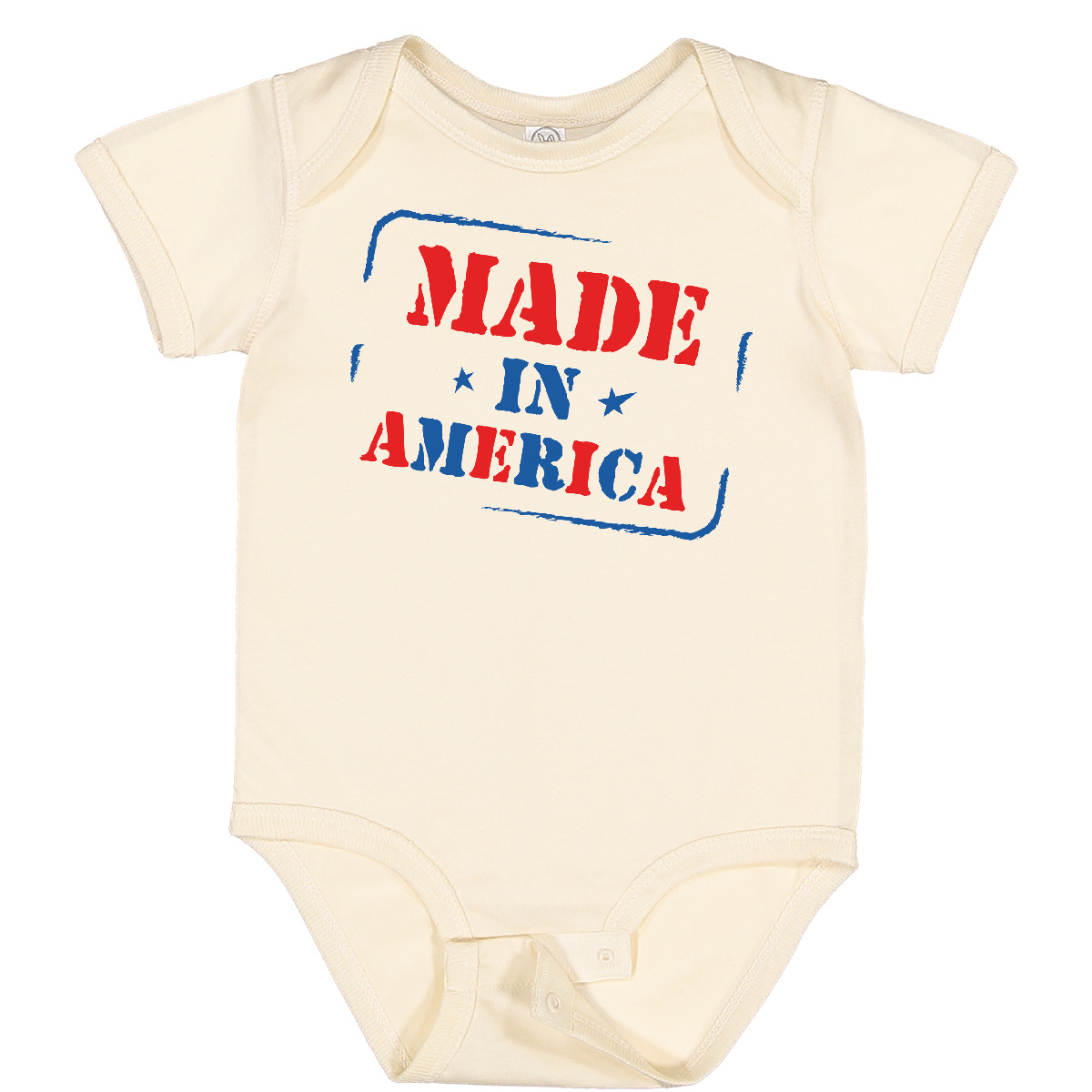 Inktastic Made In America Baby Bodysuit American Red White Blue 4th Of July - Picture 8 of 11