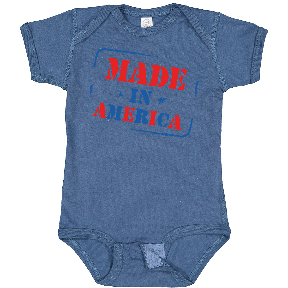 Inktastic Made In America Baby Bodysuit American Red White Blue 4th Of July - Picture 7 of 11