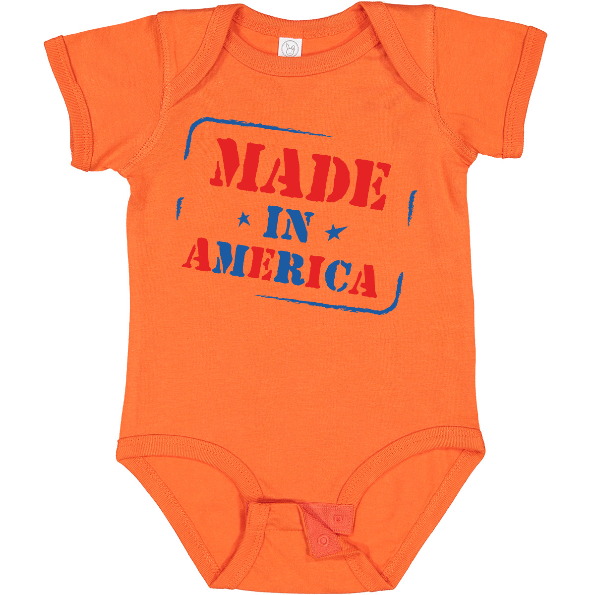 Inktastic Made In America Baby Bodysuit American Red White Blue 4th Of July - Picture 8 of 10
