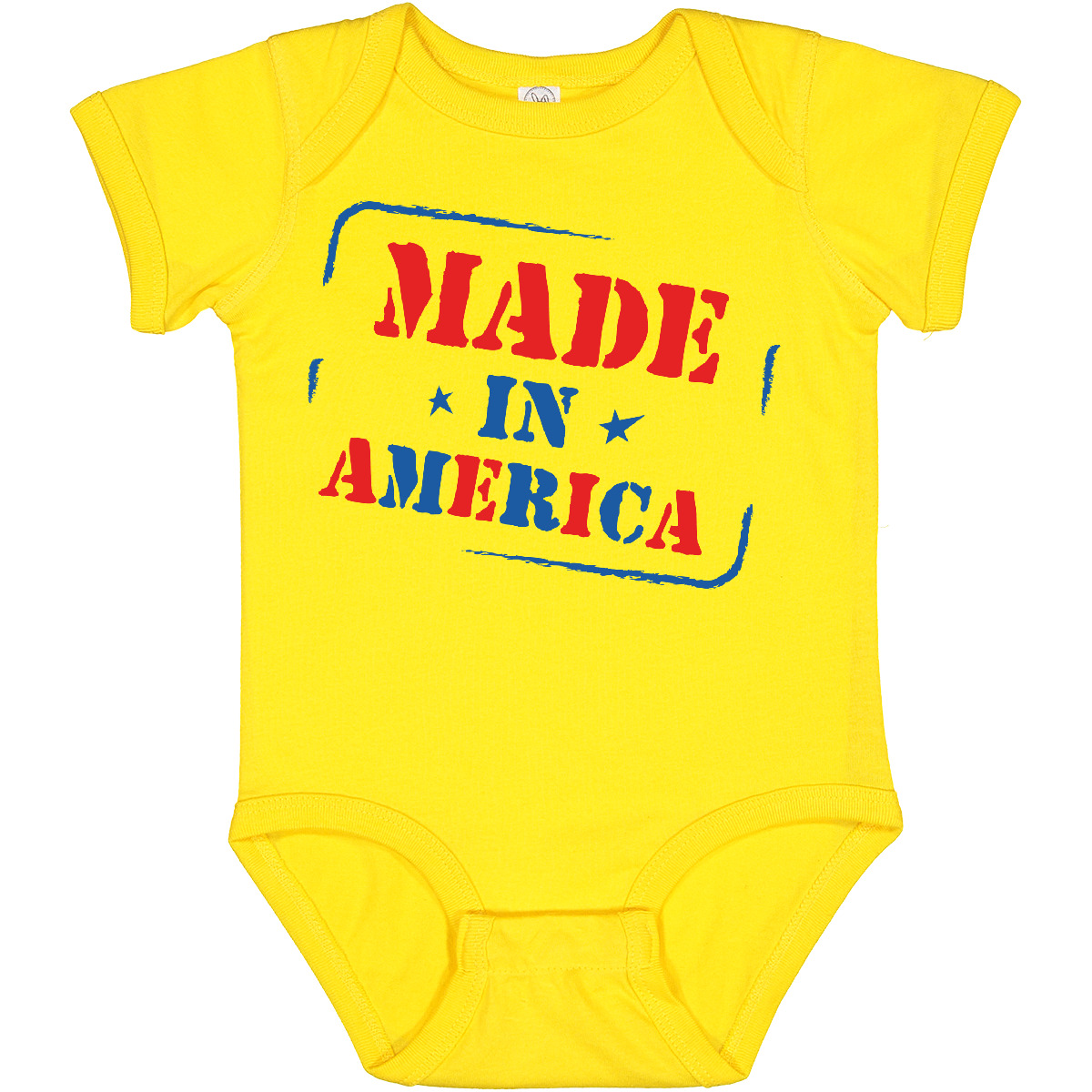 Inktastic Made In America Baby Bodysuit American Red White Blue 4th Of July - Picture 11 of 11