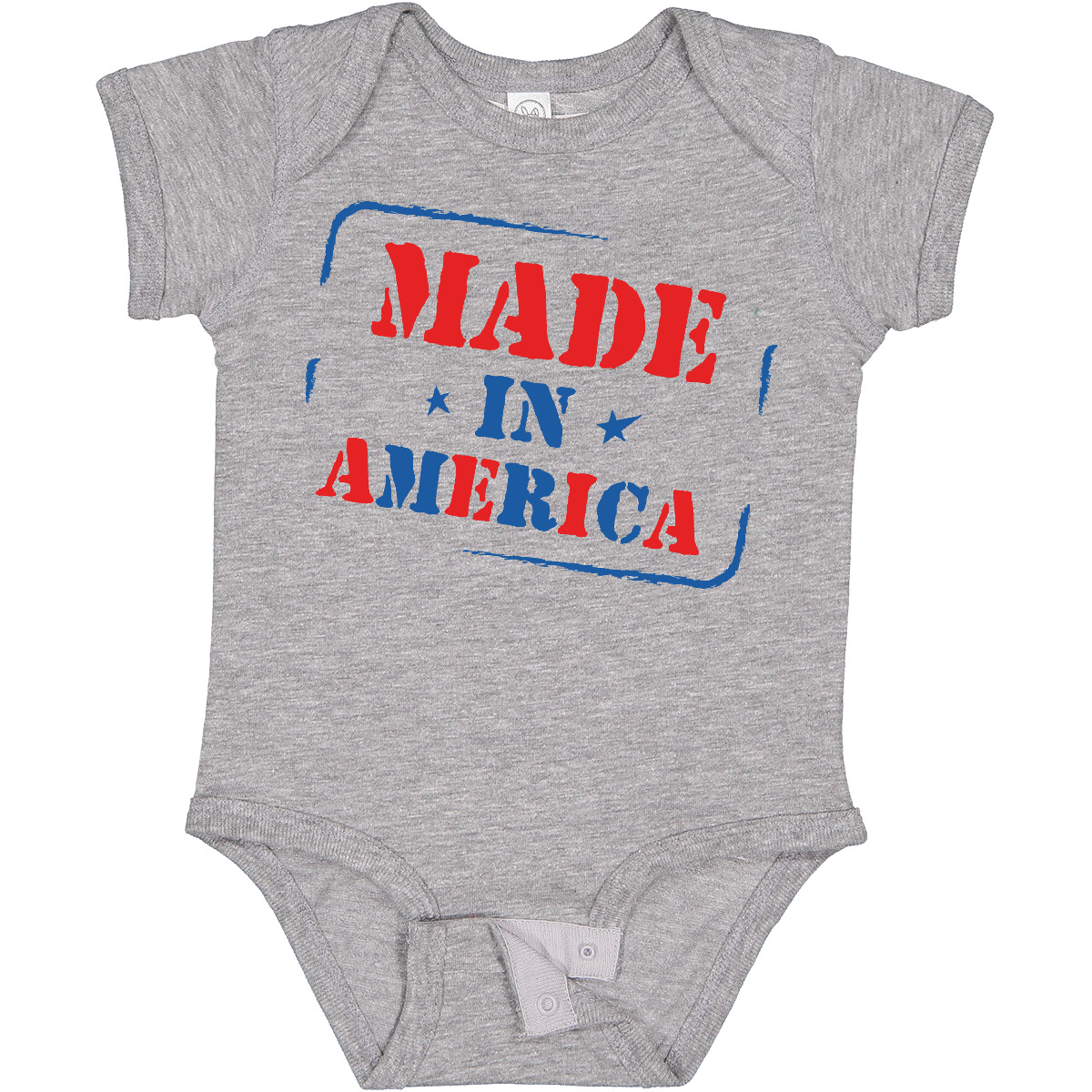 Inktastic Made In America Baby Bodysuit American Red White Blue 4th Of July - Picture 5 of 11