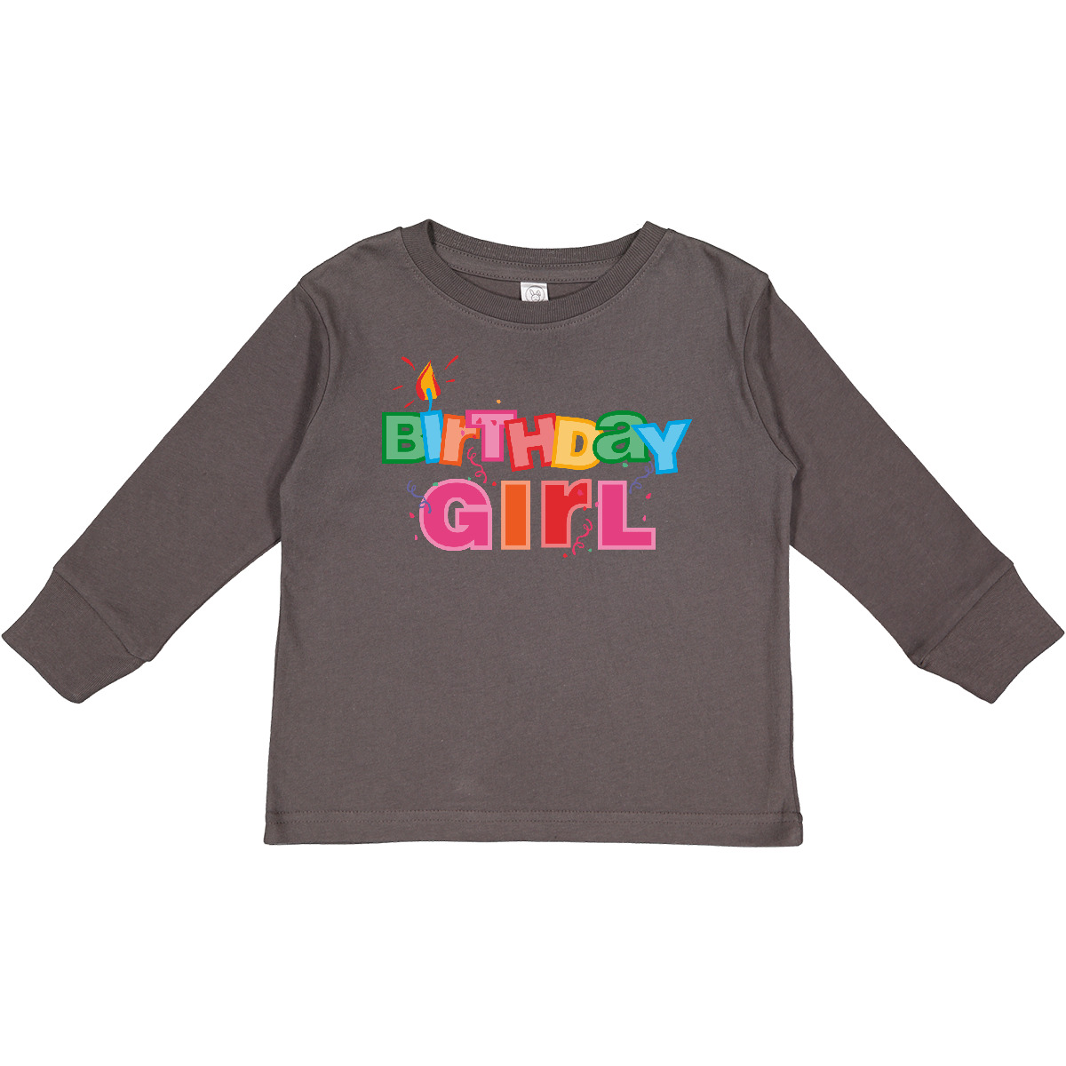 Inktastic Birthday Girl Letters Toddler Long Sleeve T-Shirt Party Colorful Its - Picture 3 of 6