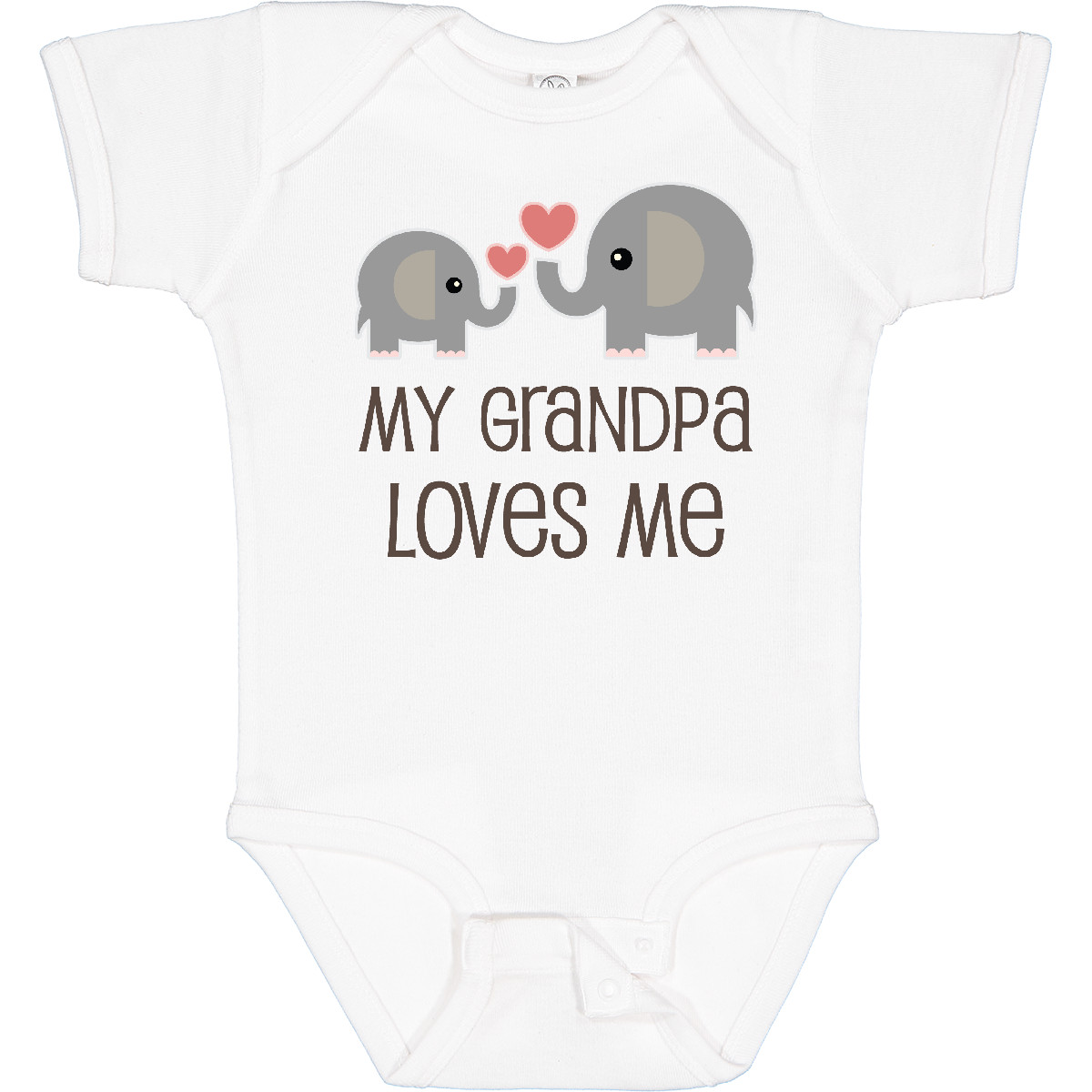 Inktastic My Grandpa Loves Me Baby Bodysuit From Grandchild Childs Kids Cute Hws - Picture 23 of 25