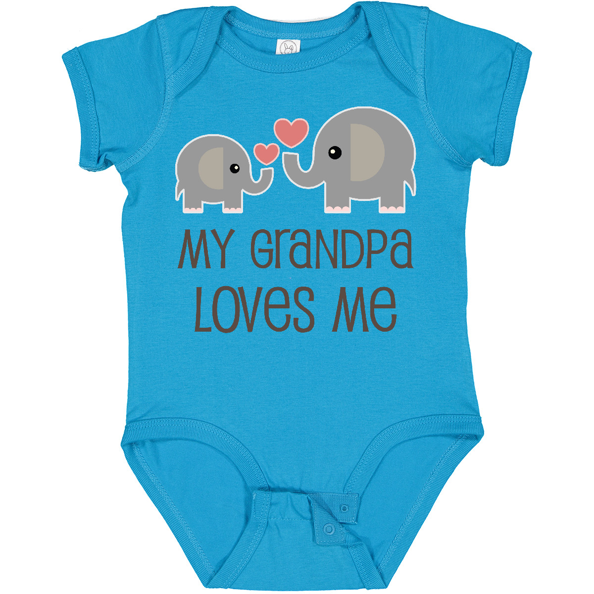 Inktastic My Grandpa Loves Me Baby Bodysuit From Grandchild Childs Kids Cute Hws - Picture 21 of 25