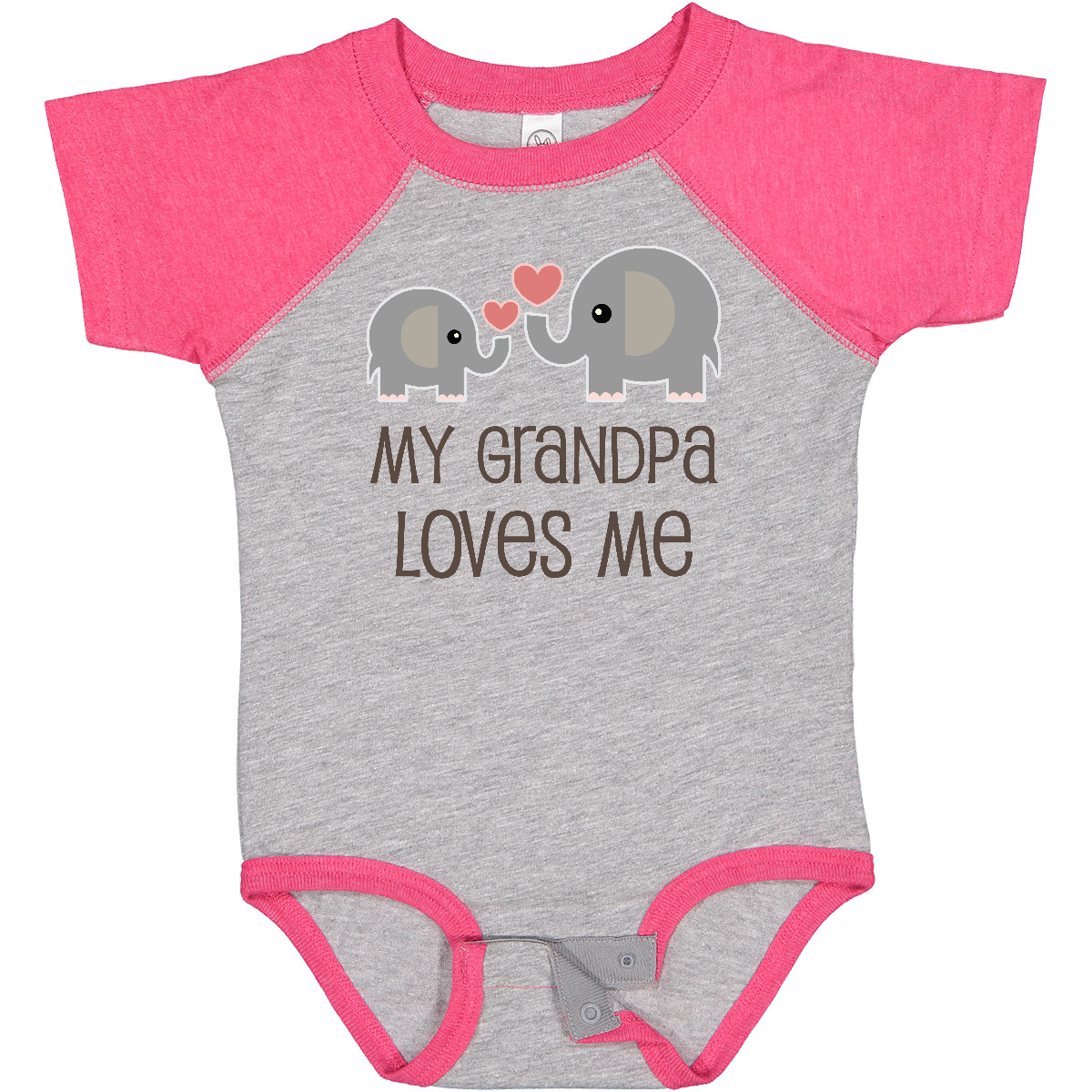 Inktastic My Grandpa Loves Me Baby Bodysuit From Grandchild Childs Kids Cute Hws - Picture 9 of 25