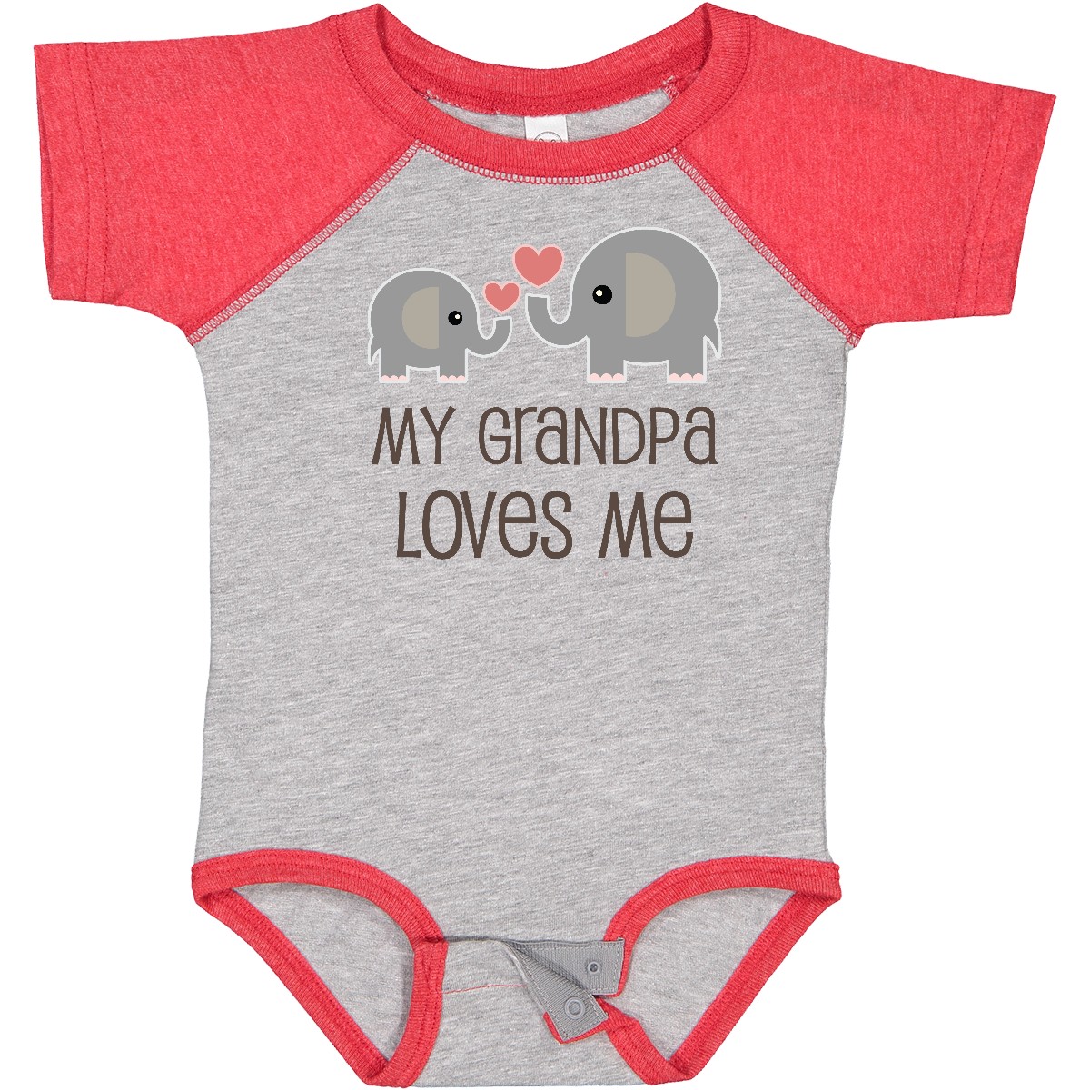 Inktastic My Grandpa Loves Me Baby Bodysuit From Grandchild Childs Kids Cute Hws - Picture 11 of 25