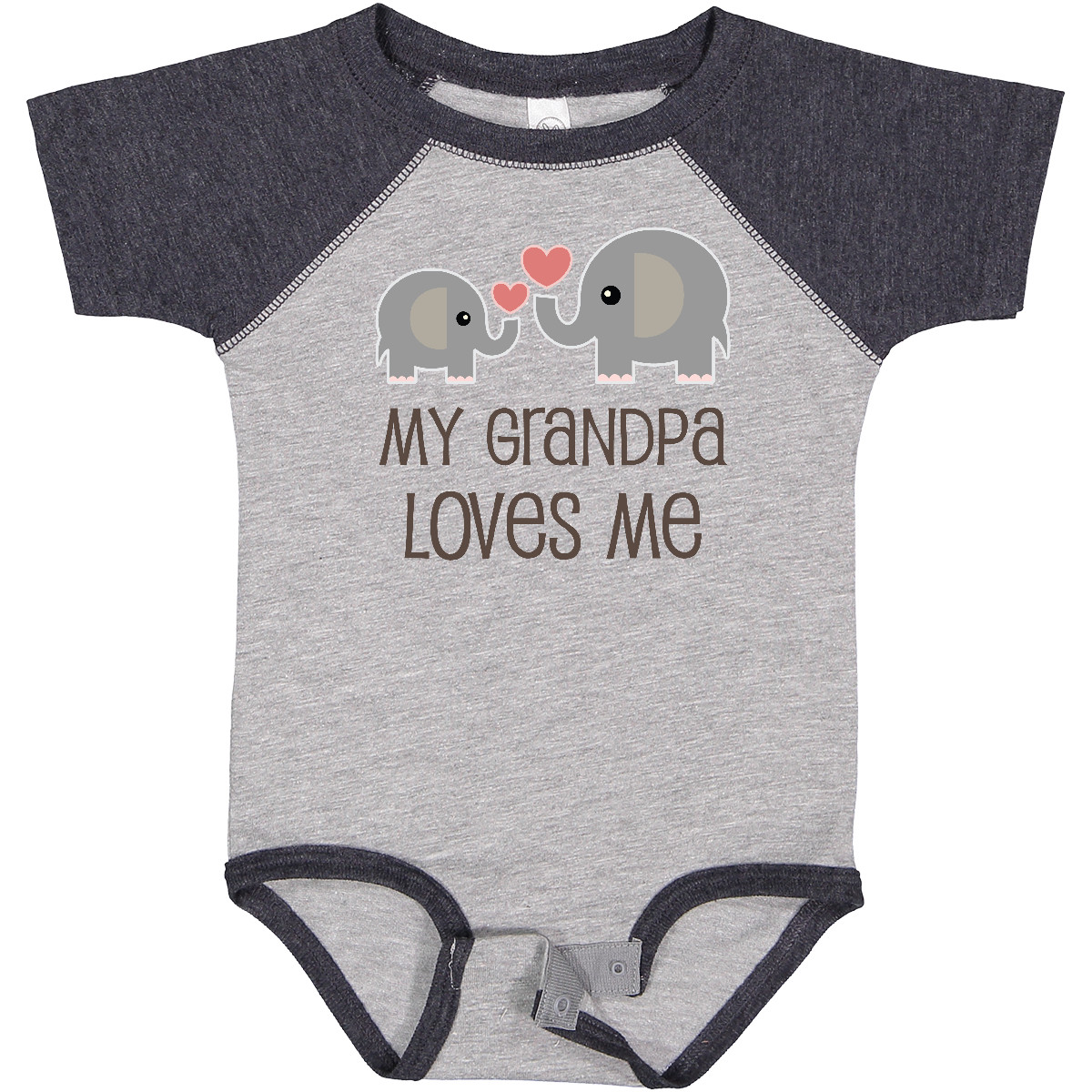 Inktastic My Grandpa Loves Me Baby Bodysuit From Grandchild Childs Kids Cute Hws - Picture 10 of 25