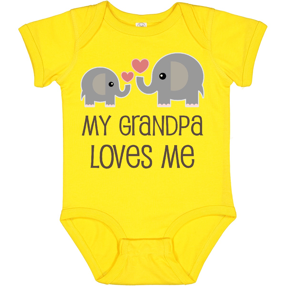 Inktastic My Grandpa Loves Me Baby Bodysuit From Grandchild Childs Kids Cute Hws - Picture 25 of 25