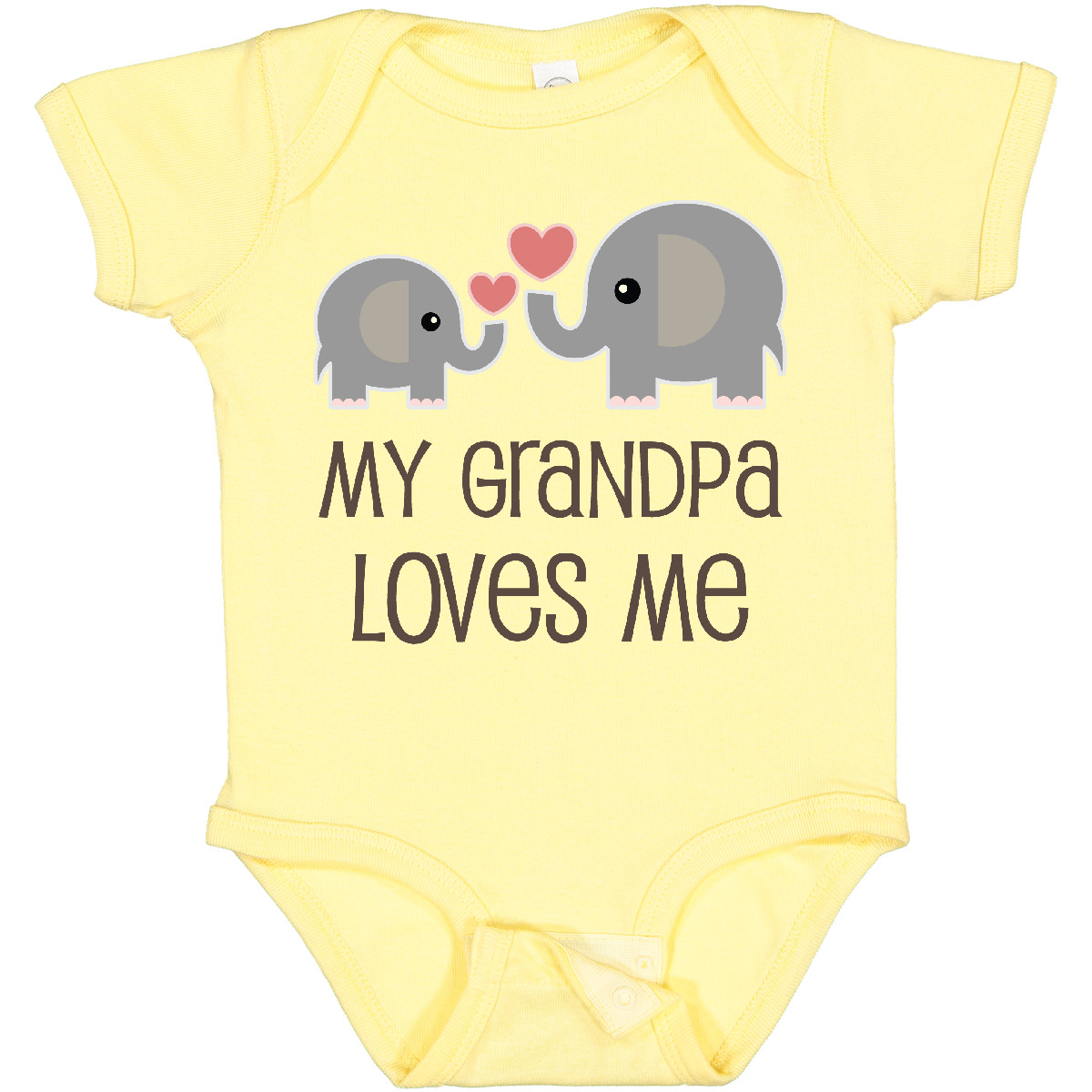 Inktastic My Grandpa Loves Me Baby Bodysuit From Grandchild Childs Kids Cute Hws - Picture 3 of 25