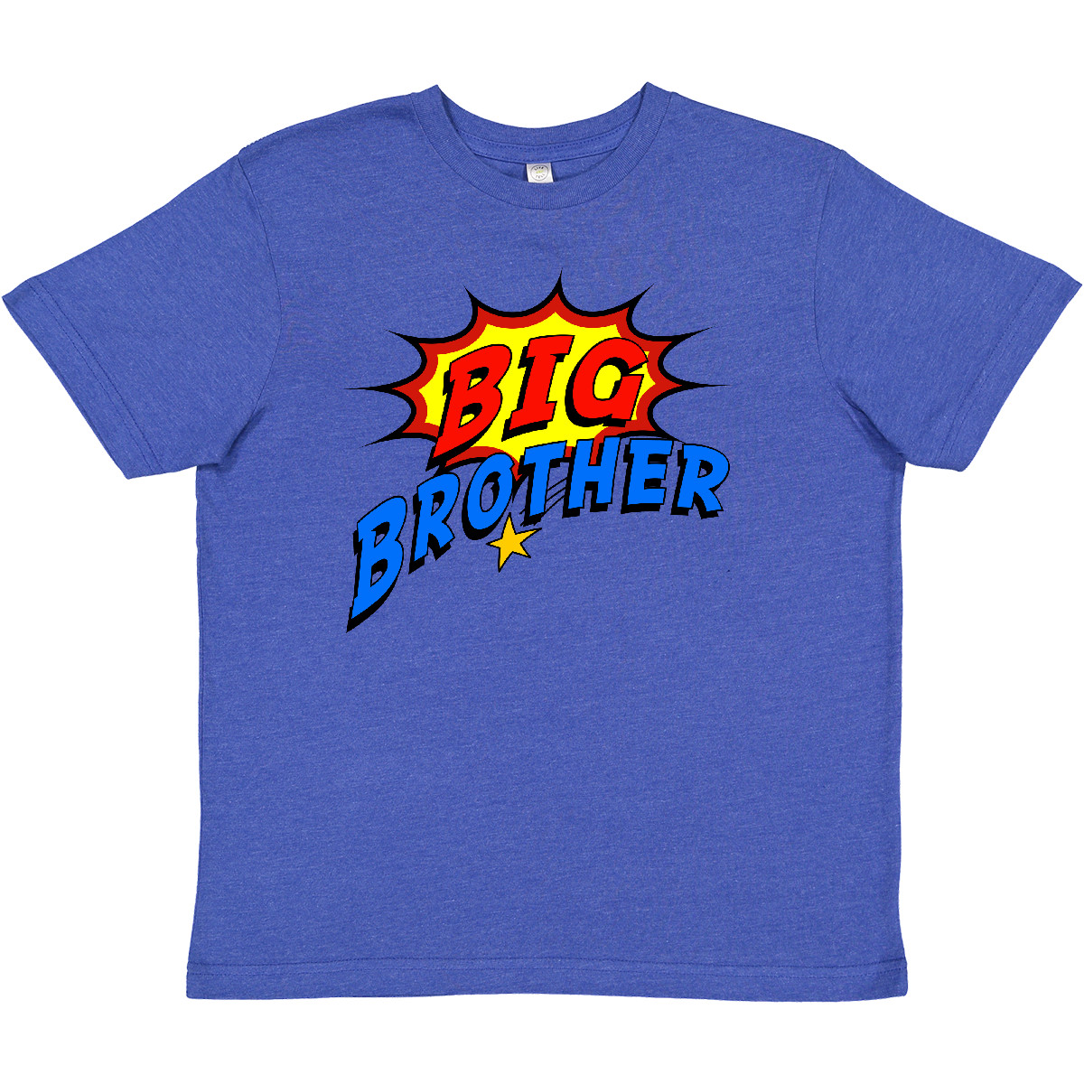 Inktastic Big Brother Superhero Youth T-Shirt Sibling Super Hero Star Shooting - Picture 3 of 3