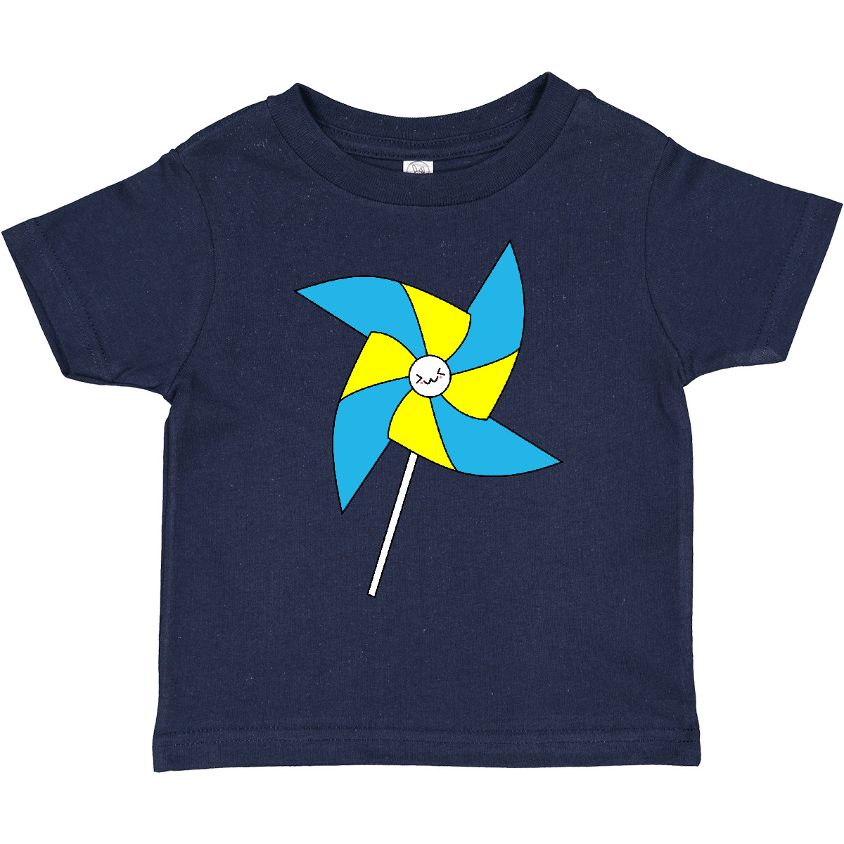 Inktastic Yellow And Blue Pinwheel Toddler T-Shirt Kawaii Japan Summer Child Kid - Picture 9 of 13