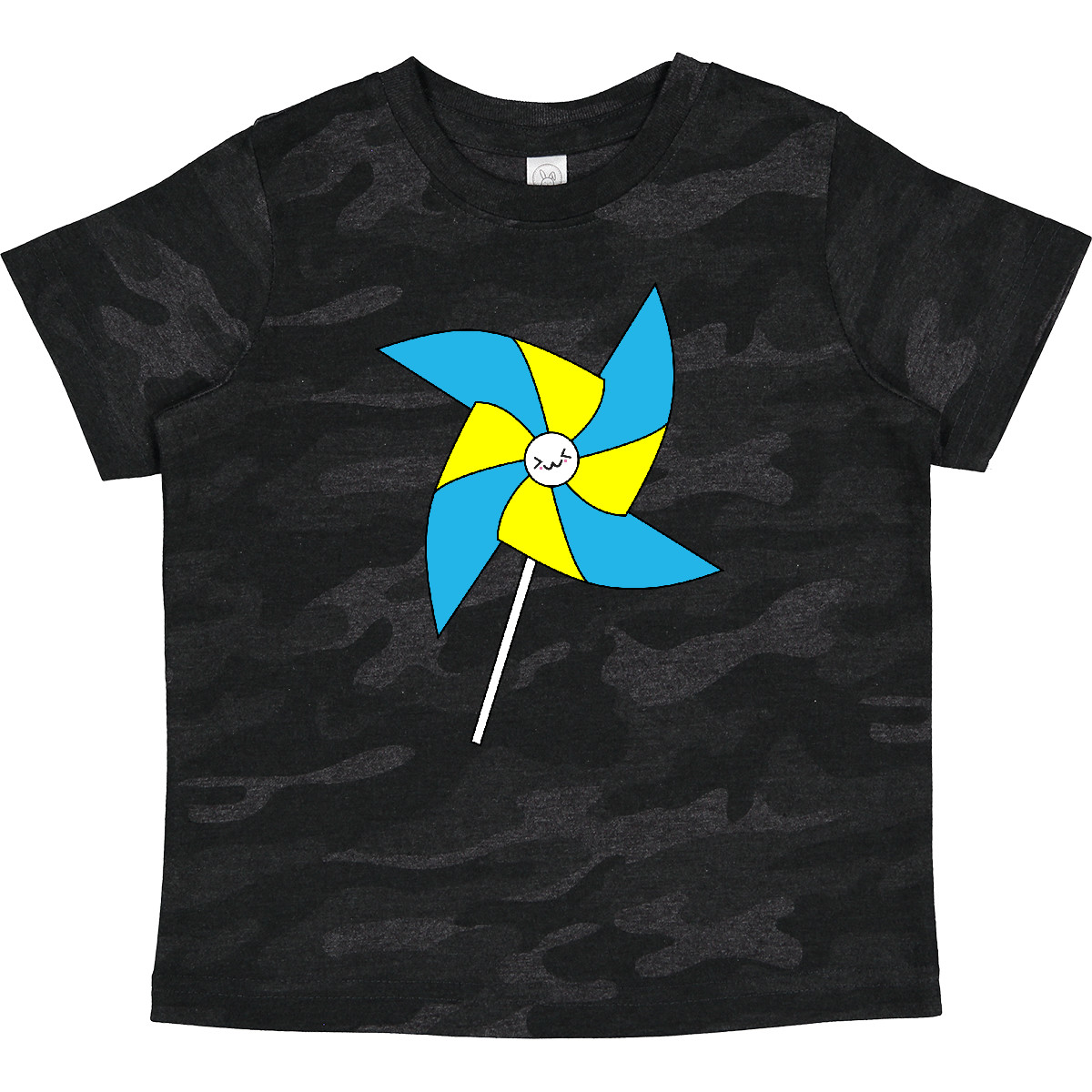 Inktastic Yellow And Blue Pinwheel Toddler T-Shirt Kawaii Japan Summer Child Kid - Picture 11 of 13