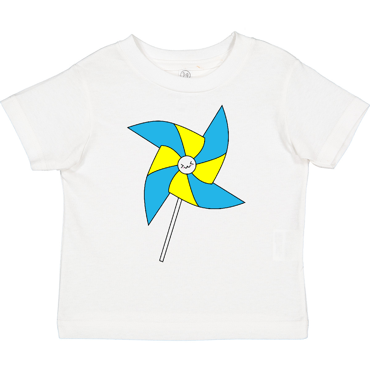 Inktastic Yellow And Blue Pinwheel Toddler T-Shirt Kawaii Japan Summer Child Kid - Picture 13 of 13