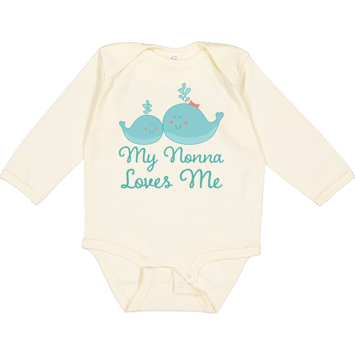 Long Sleeve Baby Bodysuit Inktastic My Grandpa Loves Me Long Sleeve Creeper Cute Elephant Baby A 818947