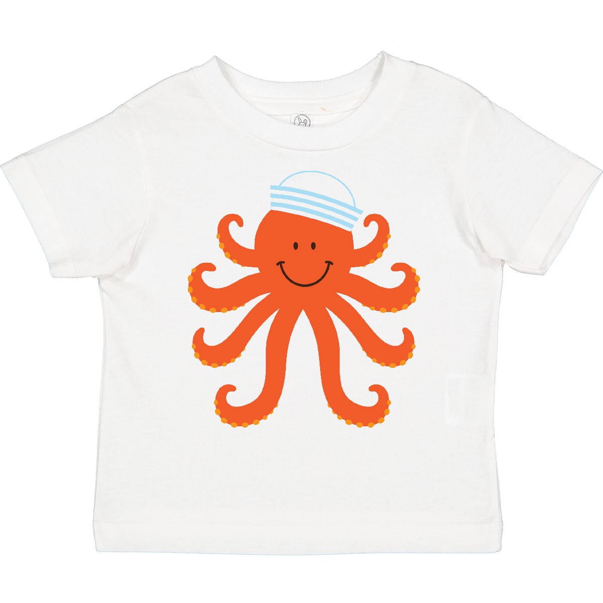 Inktastic Orange Octopus Cute Sea Creature Nautical Toddler T-Shirt Creatures - Picture 8 of 8