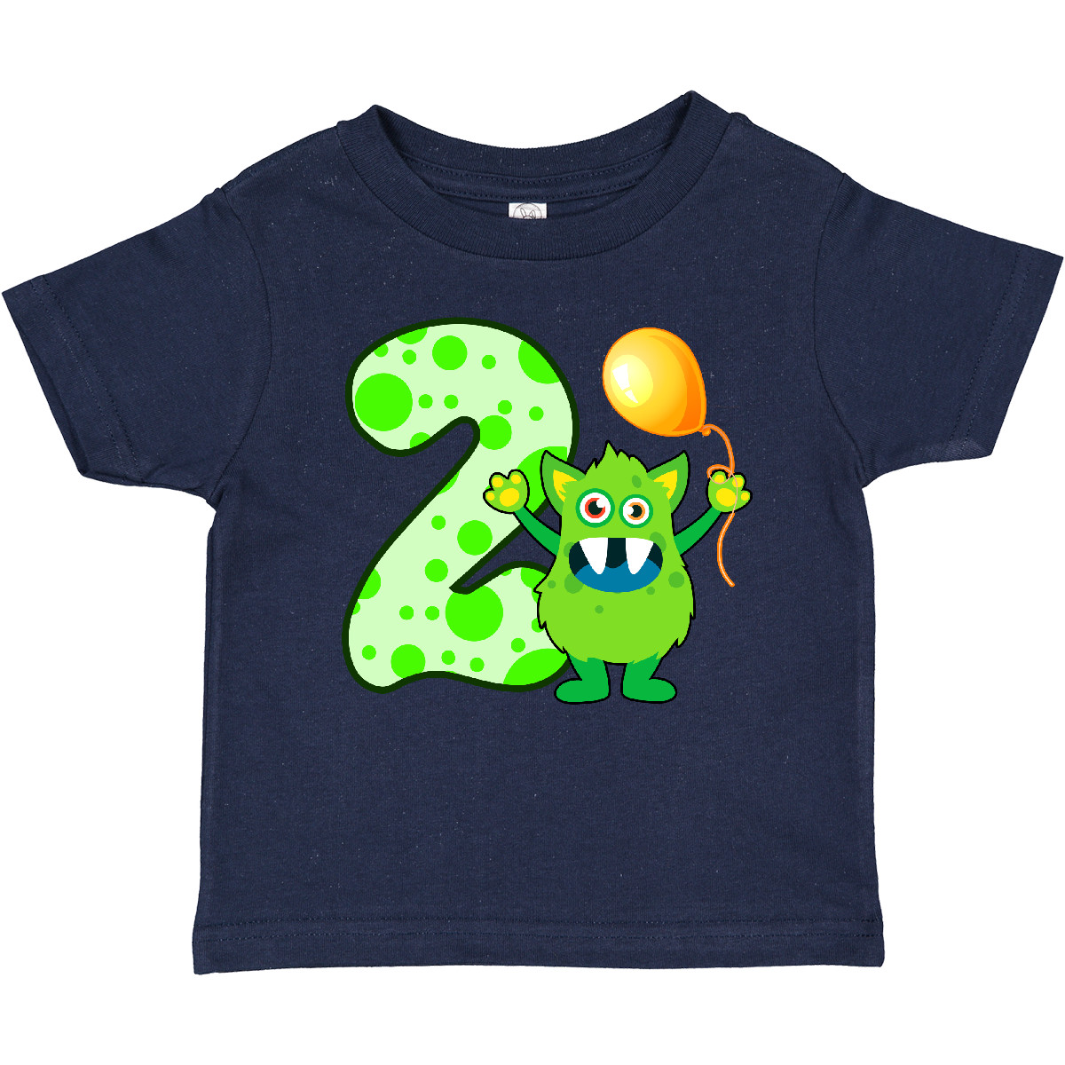 Inktastic 2nd Birthday Monster Toddler T-Shirt Gift Child Preschooler Kid - Picture 6 of 9