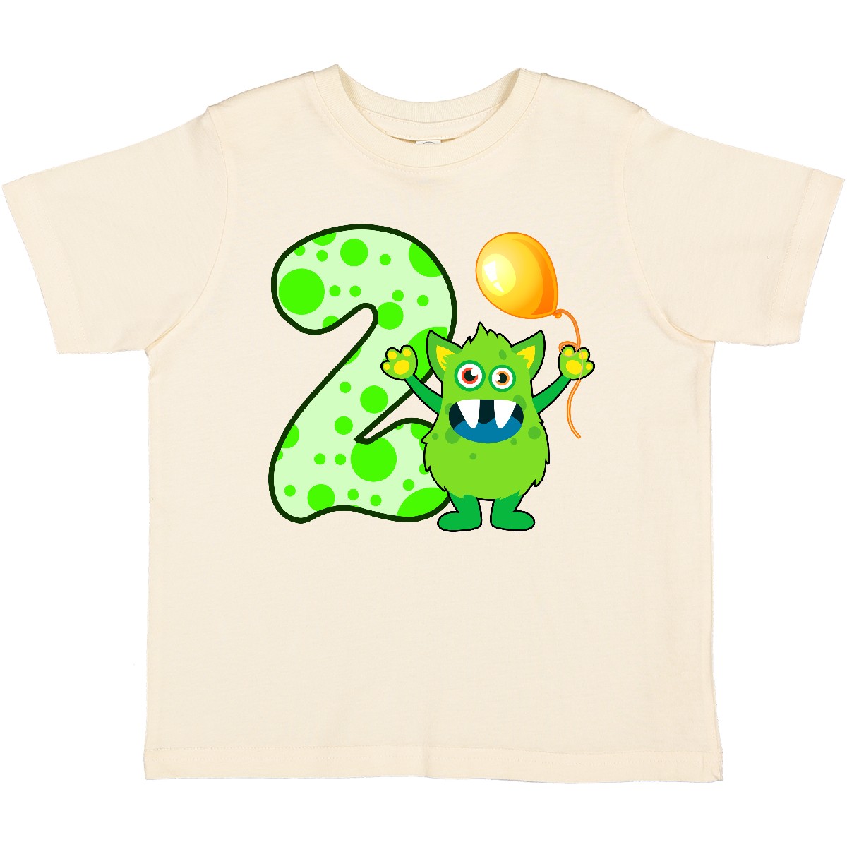 Inktastic 2nd Birthday Monster Toddler T-Shirt Gift Child Preschooler Kid - Picture 5 of 9