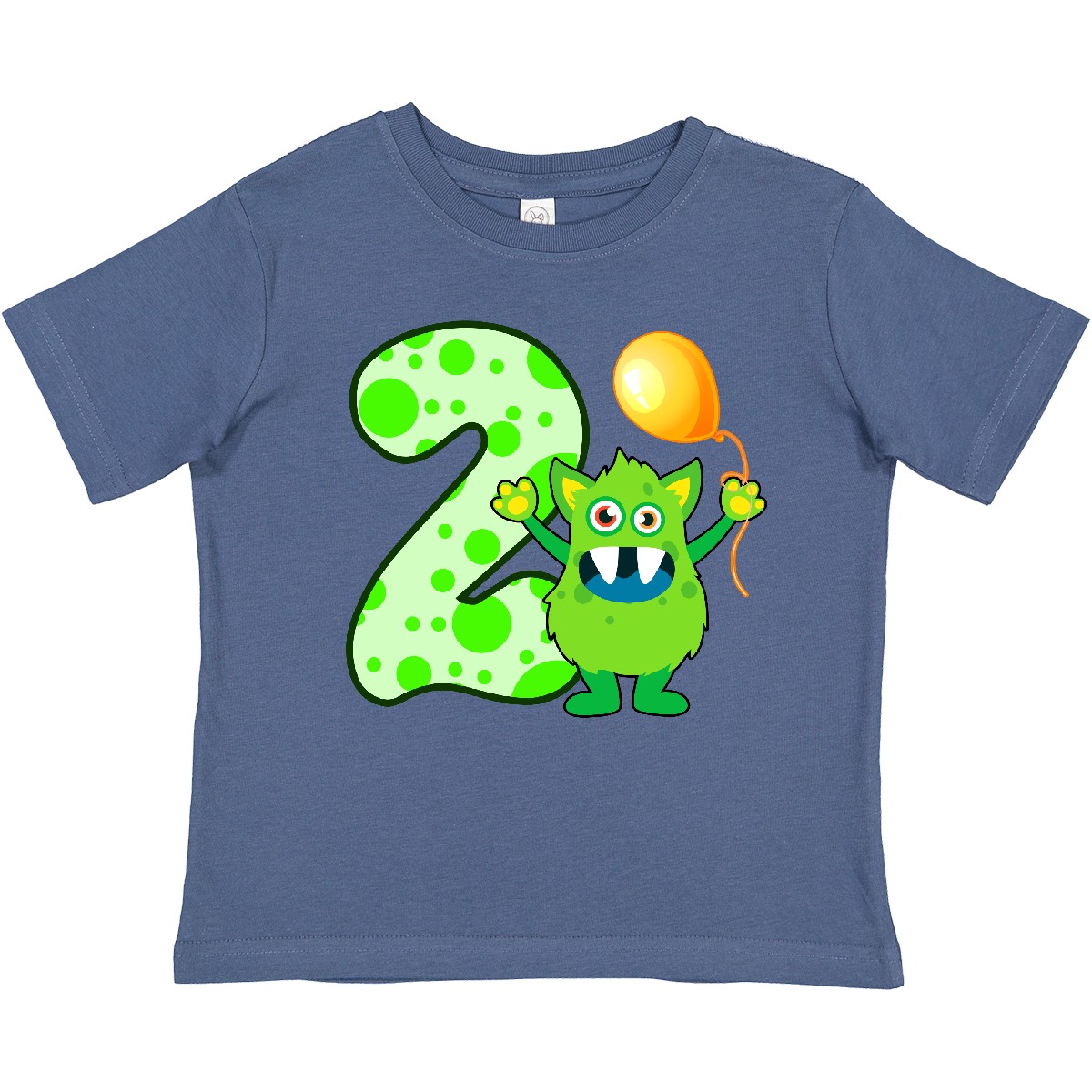 Inktastic 2nd Birthday Monster Toddler T-Shirt Gift Child Preschooler Kid - Picture 4 of 9