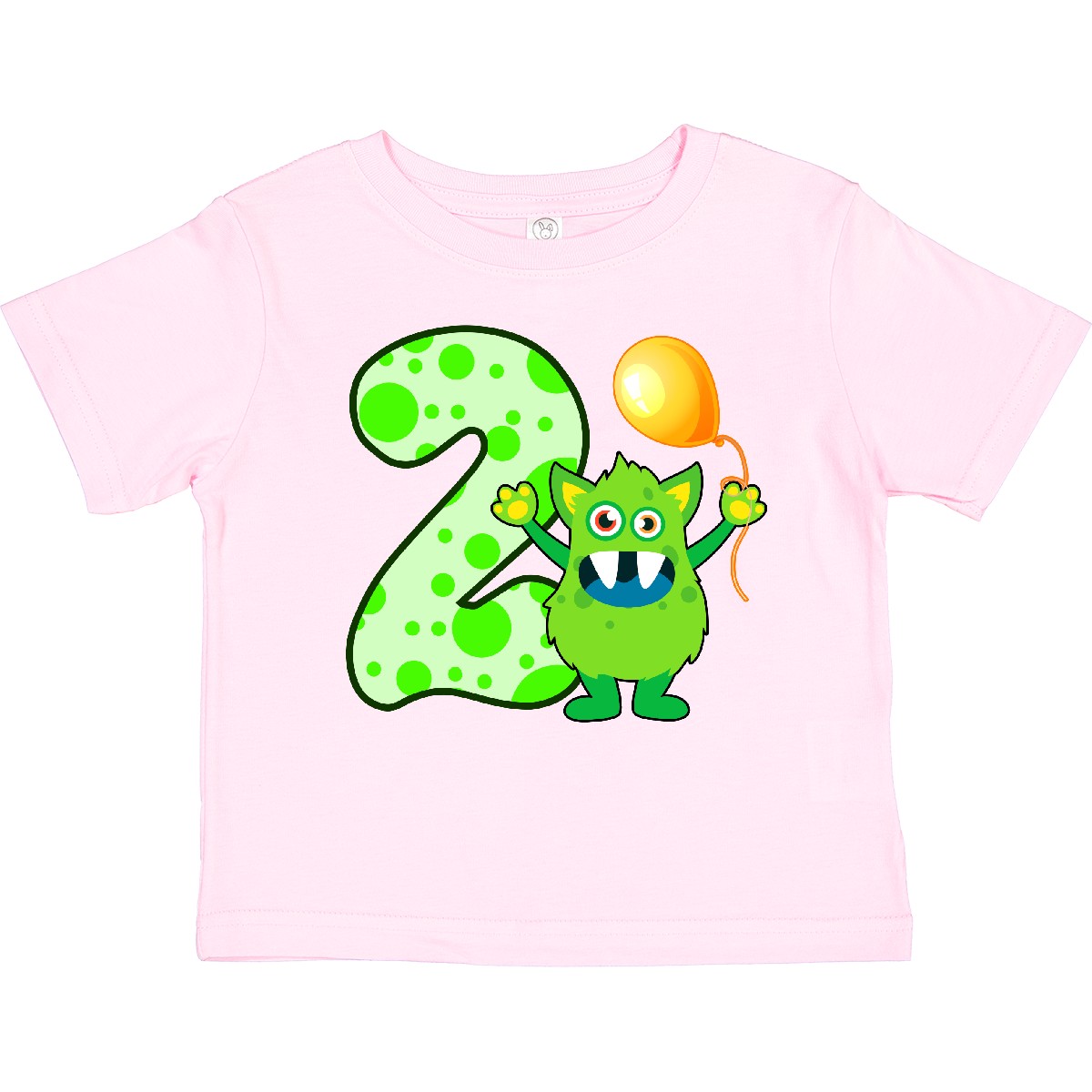 Inktastic 2nd Birthday Monster Toddler T-Shirt Gift Child Preschooler Kid - Picture 7 of 9