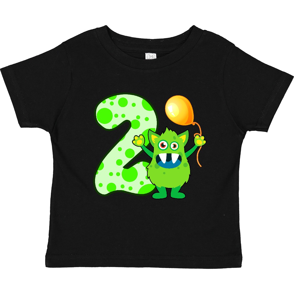 Inktastic 2nd Birthday Monster Toddler T-Shirt Gift Child Preschooler Kid - Picture 2 of 9