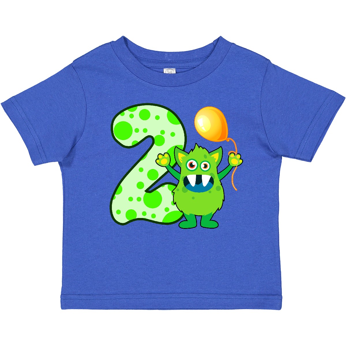 Inktastic 2nd Birthday Monster Toddler T-Shirt Gift Child Preschooler Kid - Picture 8 of 9