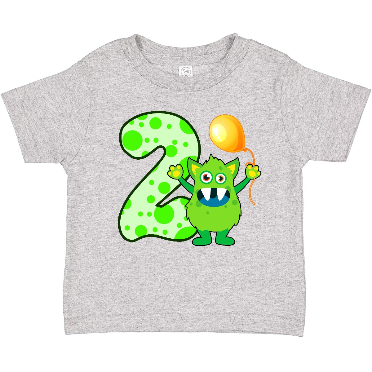 Inktastic 2nd Birthday Monster Toddler T-Shirt Gift Child Preschooler Kid - Picture 3 of 9