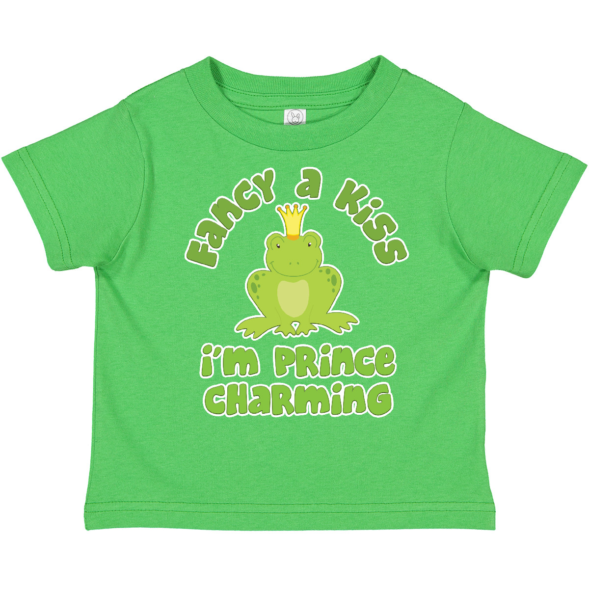 Inktastic Fancy A Kiss I'm Prince Charming Toddler T-Shirt Frog Child Kid - Picture 2 of 10
