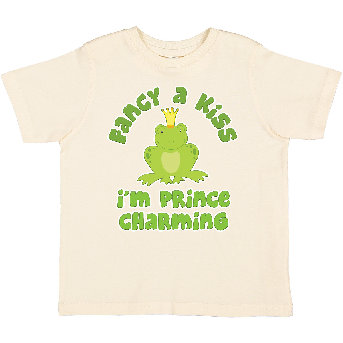 Inktastic Fancy A Kiss I'm Prince Charming Toddler T-Shirt Frog Child Kid - Picture 5 of 10