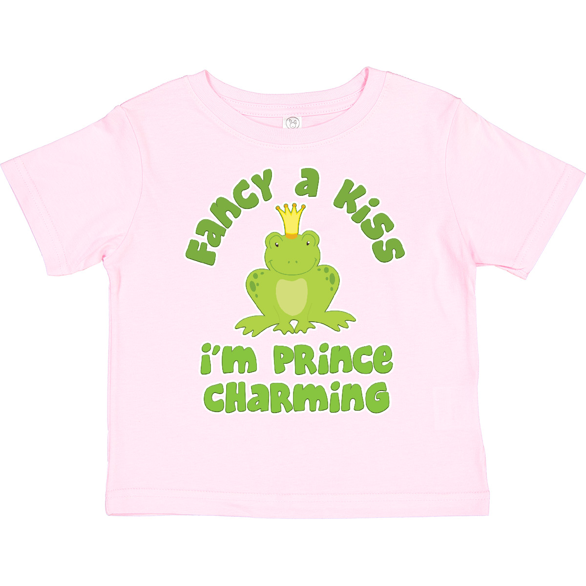 Inktastic Fancy A Kiss I'm Prince Charming Toddler T-Shirt Frog Child Kid - Picture 7 of 10
