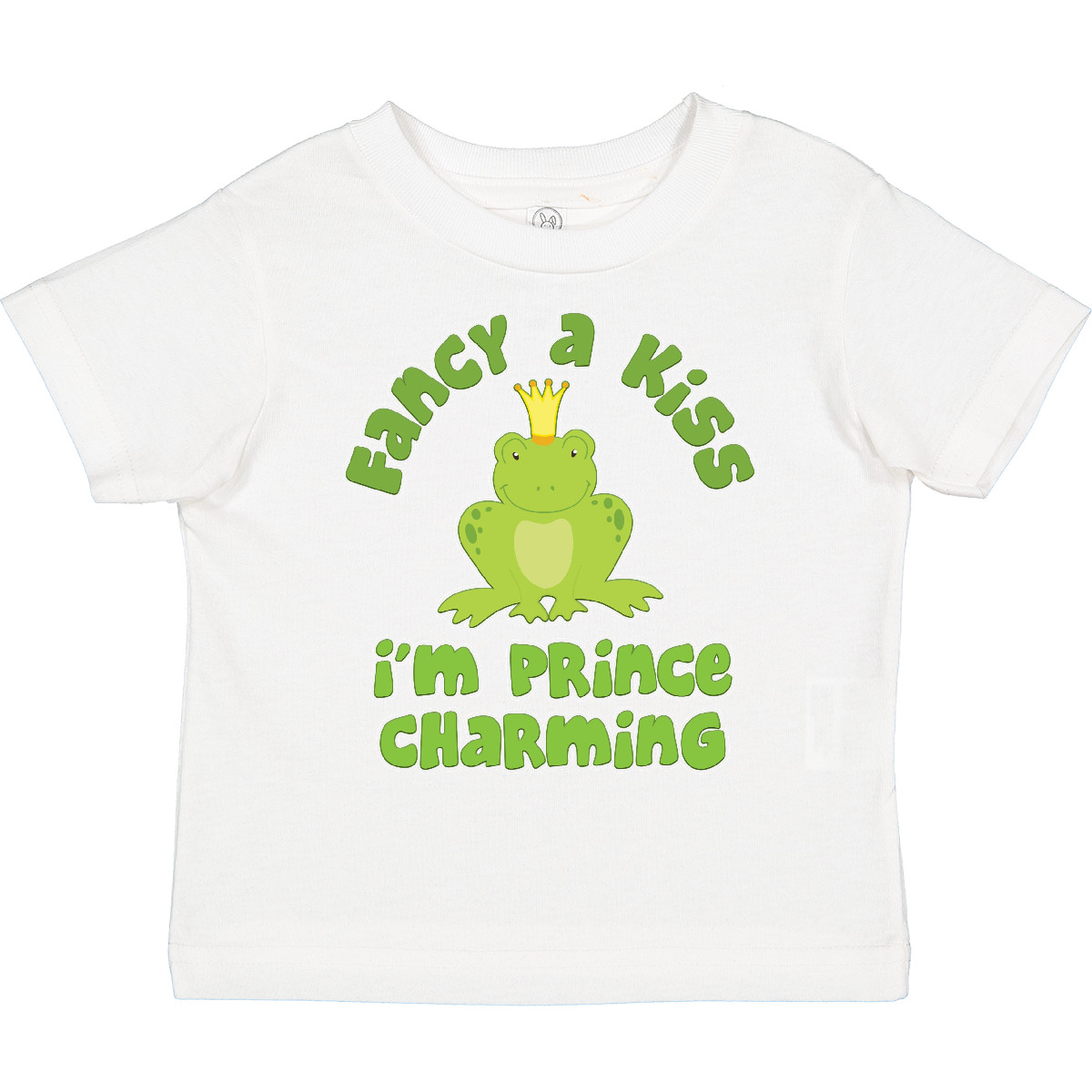 Inktastic Fancy A Kiss I'm Prince Charming Toddler T-Shirt Frog Child Kid - Picture 10 of 10