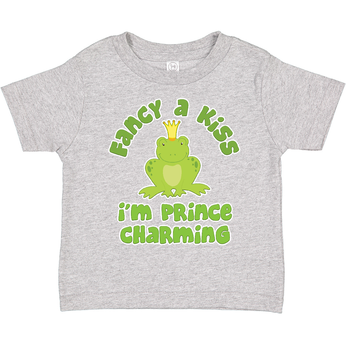 Inktastic Fancy A Kiss I'm Prince Charming Toddler T-Shirt Frog Child Kid - Picture 3 of 10