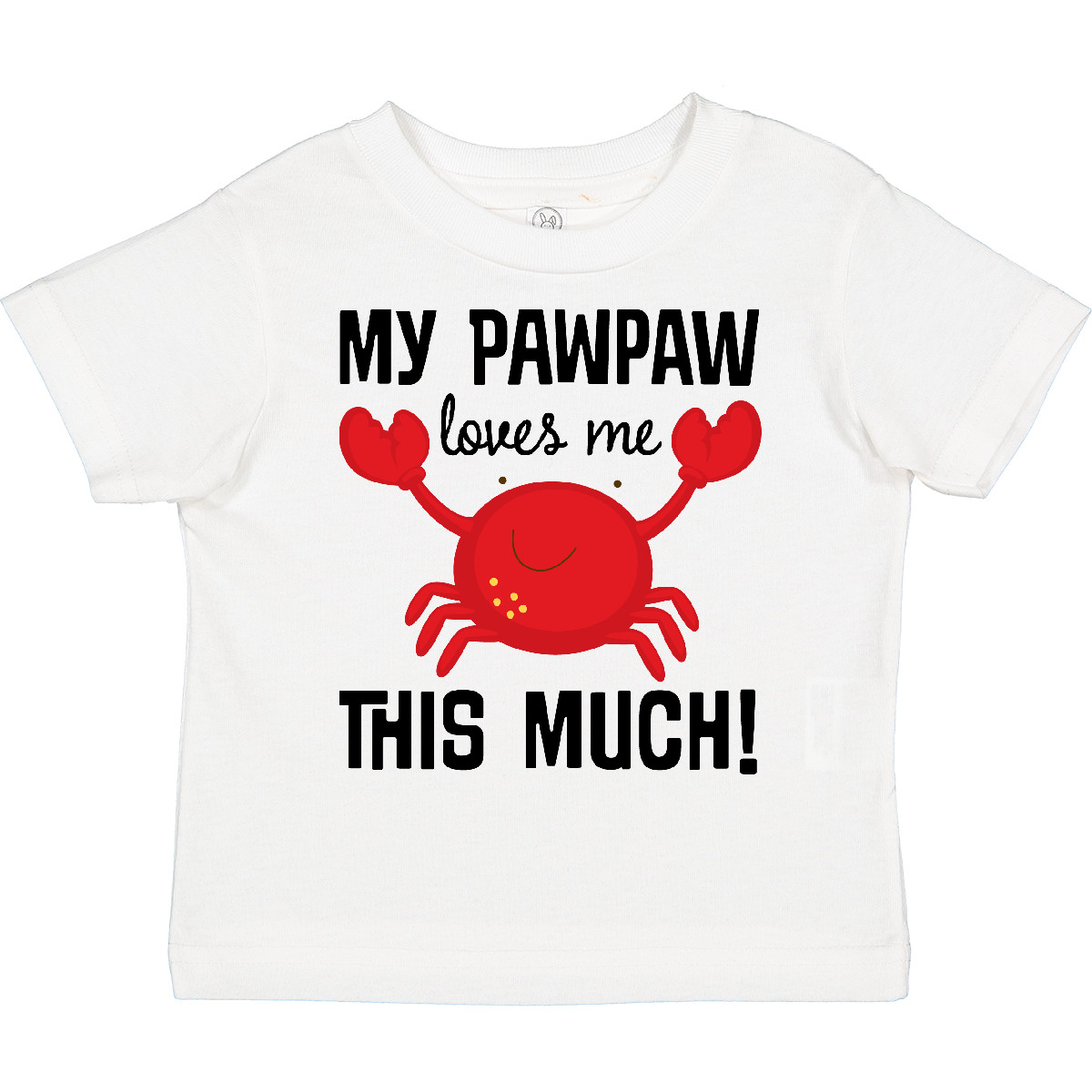 Inktastic My PawPaw Loves Me Kleinkind T-Shirt von Enkel Enkel Krabbe Kinder - Bild 8 von 8