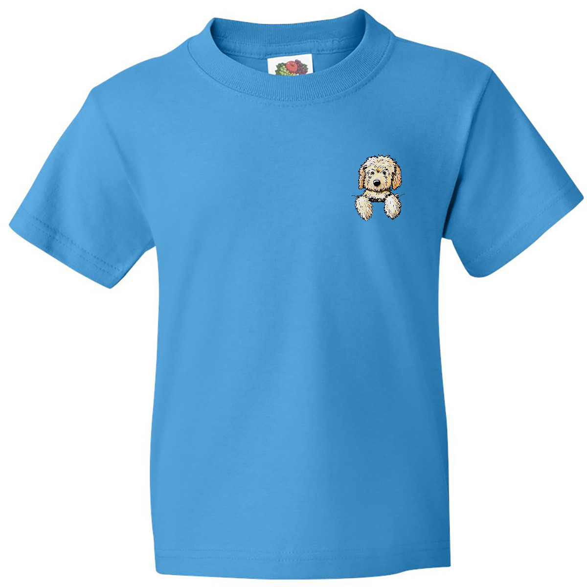 Inktastic Pocket Goldendoodle Youth T-Shirt - KiniArt Doodle Dog Labradoodle Pet - Picture 7 of 10