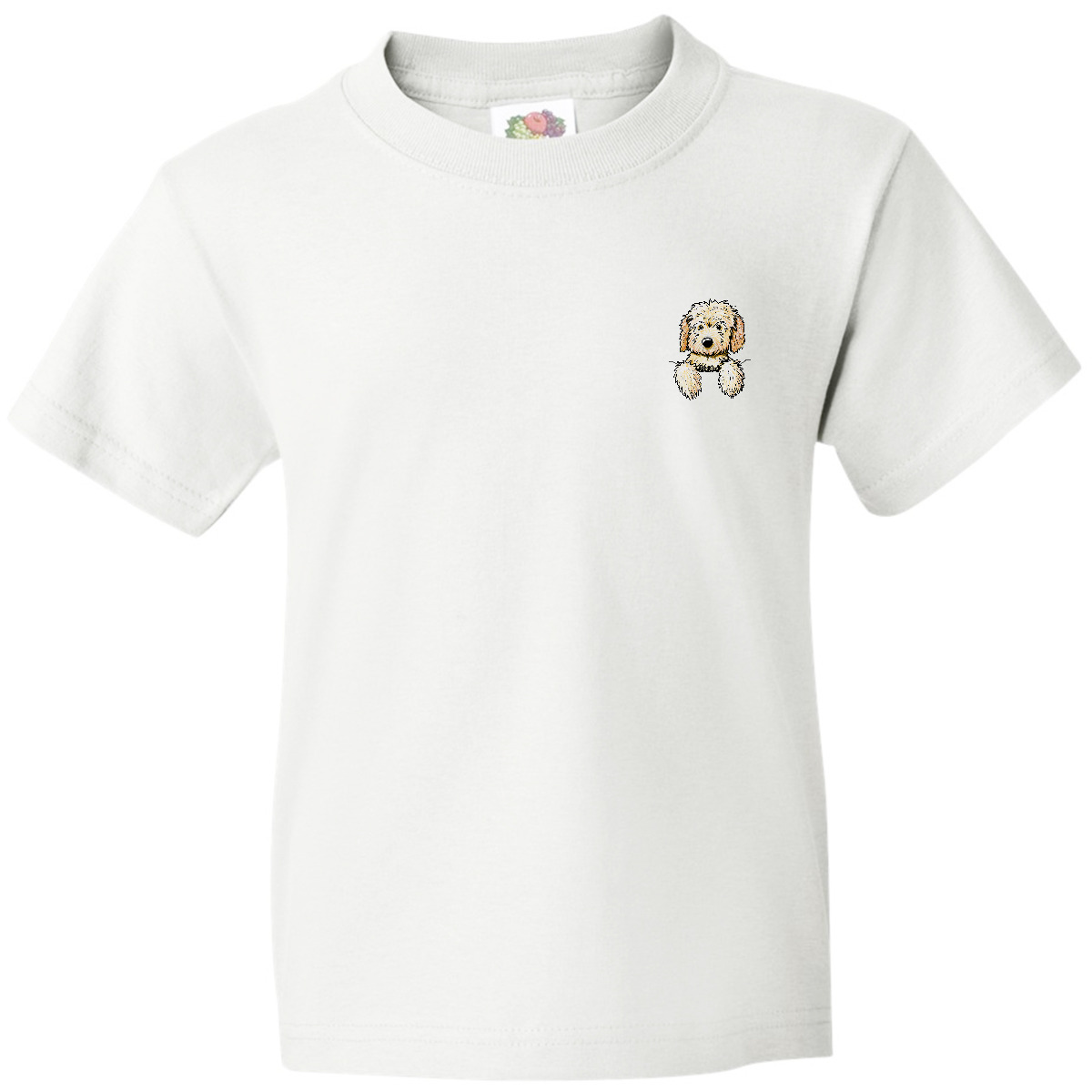 Inktastic Pocket Goldendoodle Youth T-Shirt - KiniArt Doodle Dog Labradoodle Pet - Picture 10 of 10