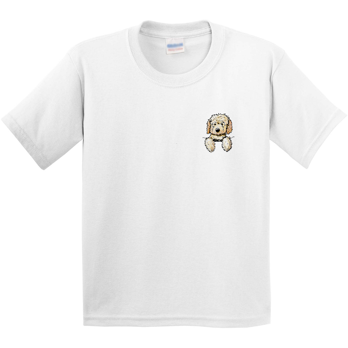 Inktastic Pocket Goldendoodle Youth T-Shirt - KiniArt Doodle Dog Labradoodle Pet - Picture 11 of 11