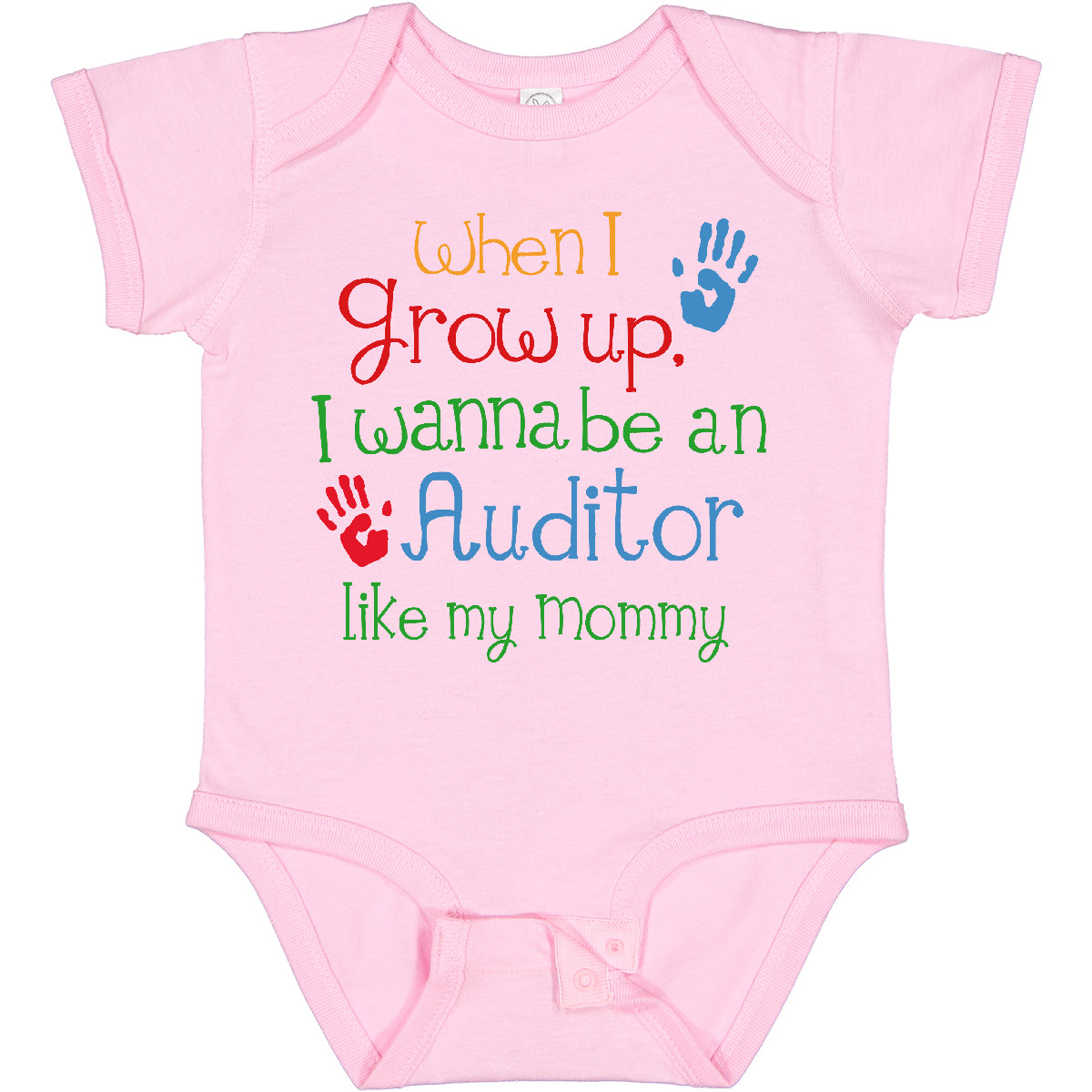 Inktastic Auditor Like Mommy Baby Bodysuit Child's Kids Auditor's Daughter My - Picture 7 of 9
