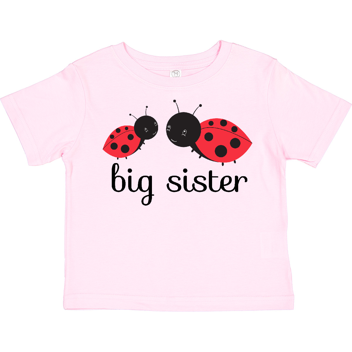Inktastic Big Sister Toddler T-Shirt Ladybugs Red Black Little Child Preschooler - Picture 11 of 11
