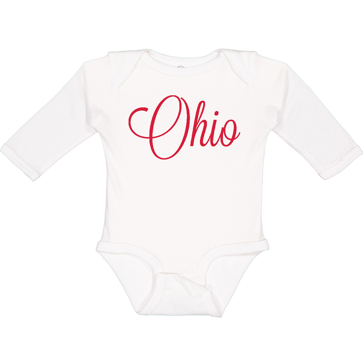Inktastic Ohio Long Sleeve Creeper Home Live State Usa Love Favorite Vacation My - Picture 9 of 9