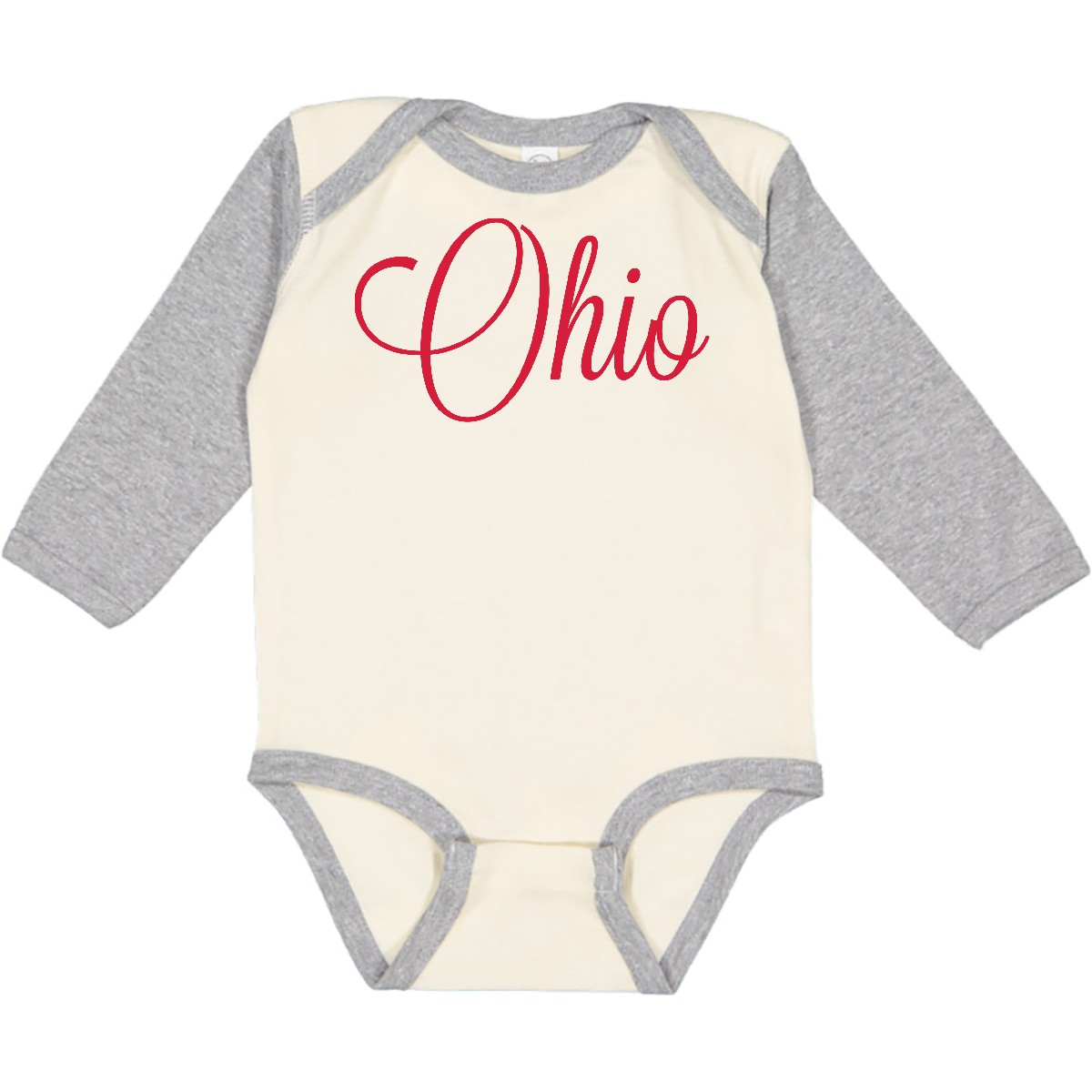 Inktastic Ohio Long Sleeve Creeper Home Live State Usa Love Favorite Vacation My - Picture 7 of 9