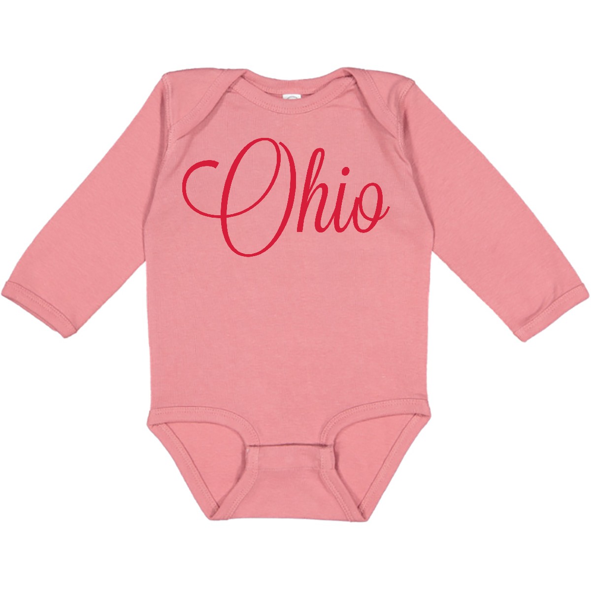 Inktastic Ohio Long Sleeve Creeper Home Live State Usa Love Favorite Vacation My - Picture 4 of 9