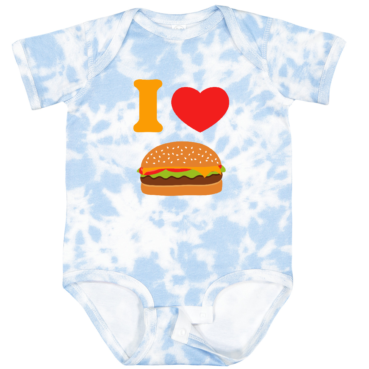 Inktastic I Love Cheeseburgers Baby Bodysuit Cheeseburger Heart Hamburger Cute - Picture 16 of 17