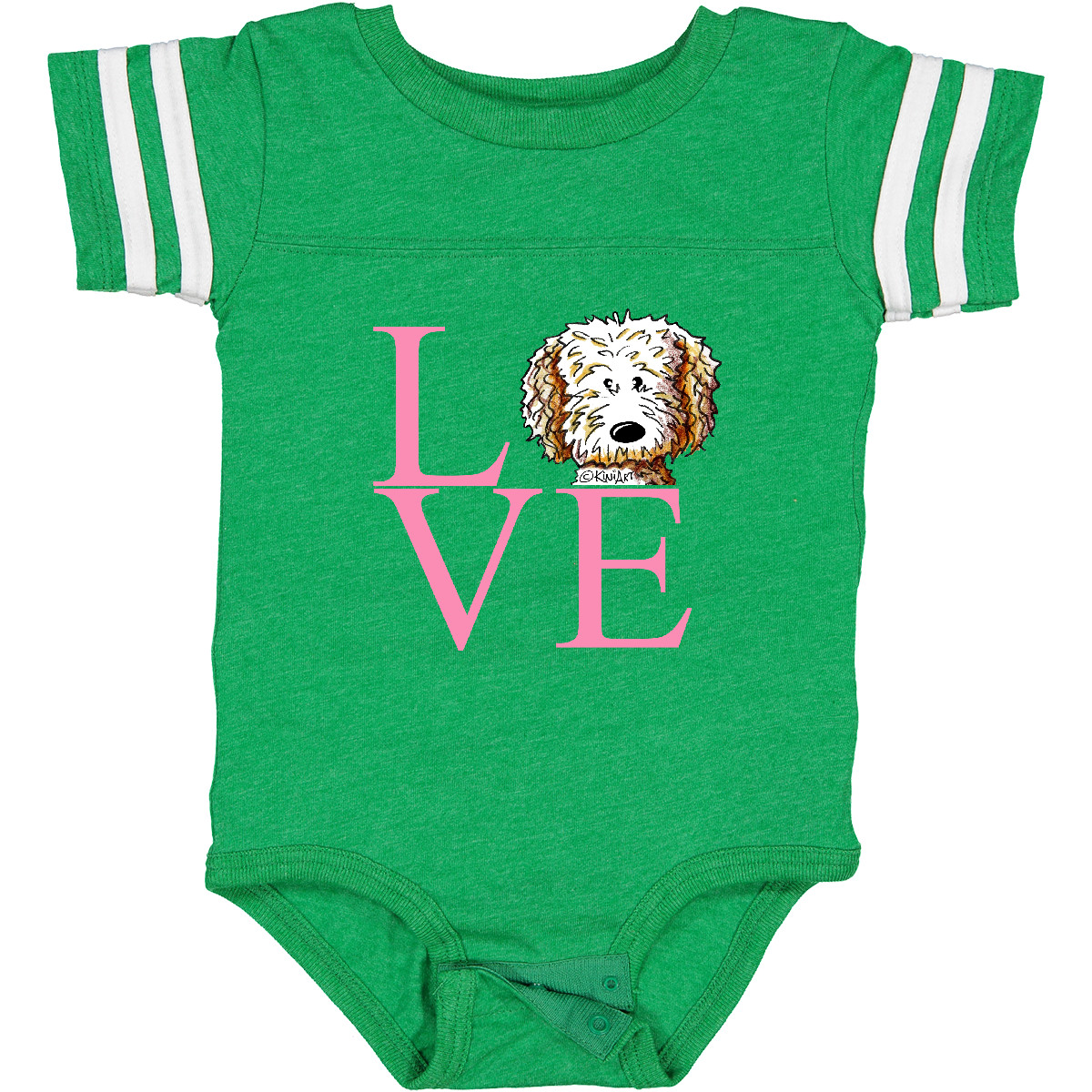 Inktastic KiniArt Doodle Love Baby Bodysuit - KiniArt Labradoodle Goldendoodle - Picture 5 of 15