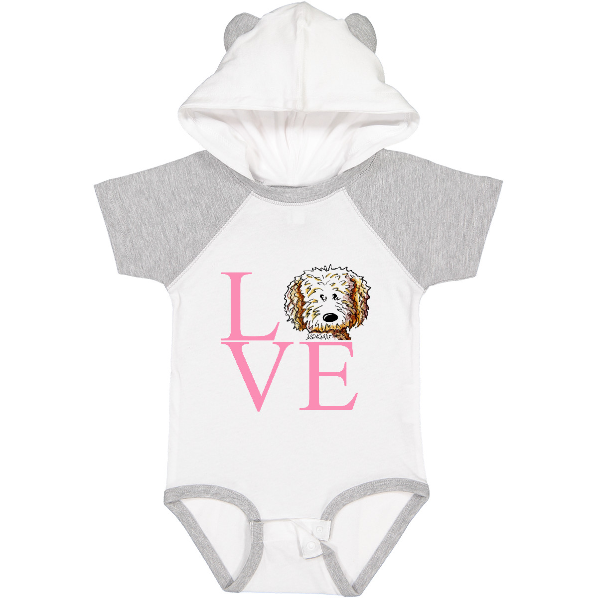 Inktastic KiniArt Doodle Love Baby Bodysuit - KiniArt Labradoodle Goldendoodle - Picture 15 of 15