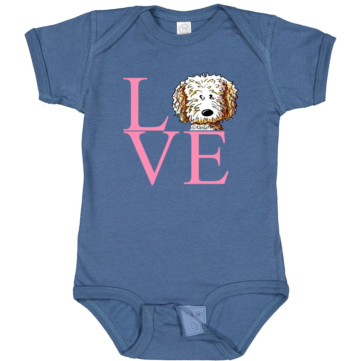 Inktastic KiniArt Doodle Love Baby Bodysuit - KiniArt Labradoodle Goldendoodle - Picture 9 of 15