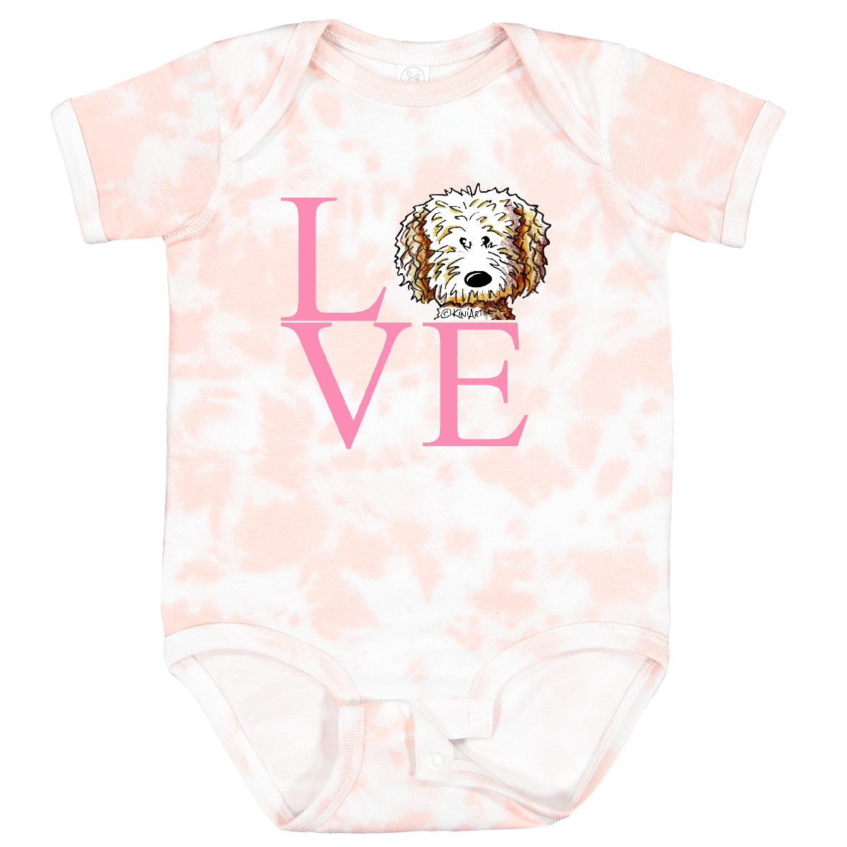 Inktastic KiniArt Doodle Love Baby Bodysuit - KiniArt Labradoodle Goldendoodle - Picture 14 of 15