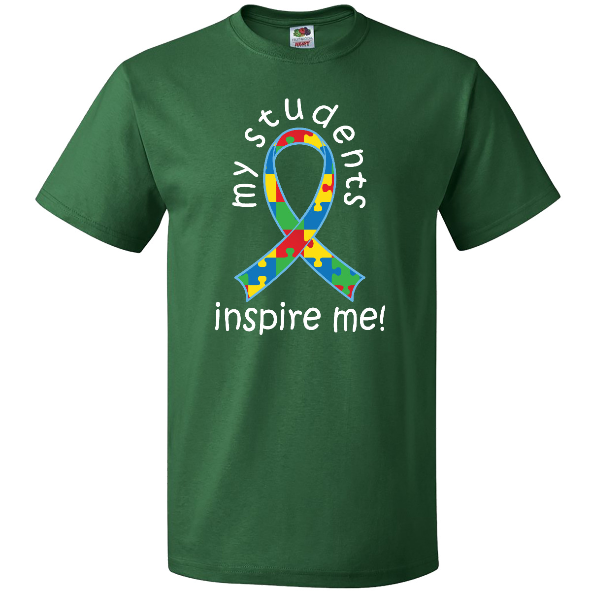 T-Shirt Nastro Inktastic Autismo Educazione Speciale Insegnante Ed Disturbo Autistico - Foto 4 di 10
