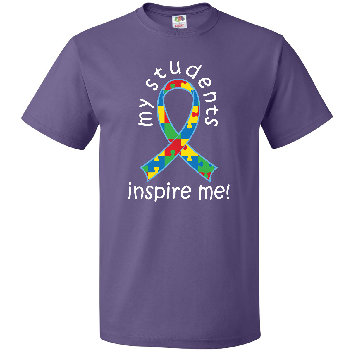 T-Shirt Nastro Inktastic Autismo Educazione Speciale Insegnante Ed Disturbo Autistico - Foto 9 di 10