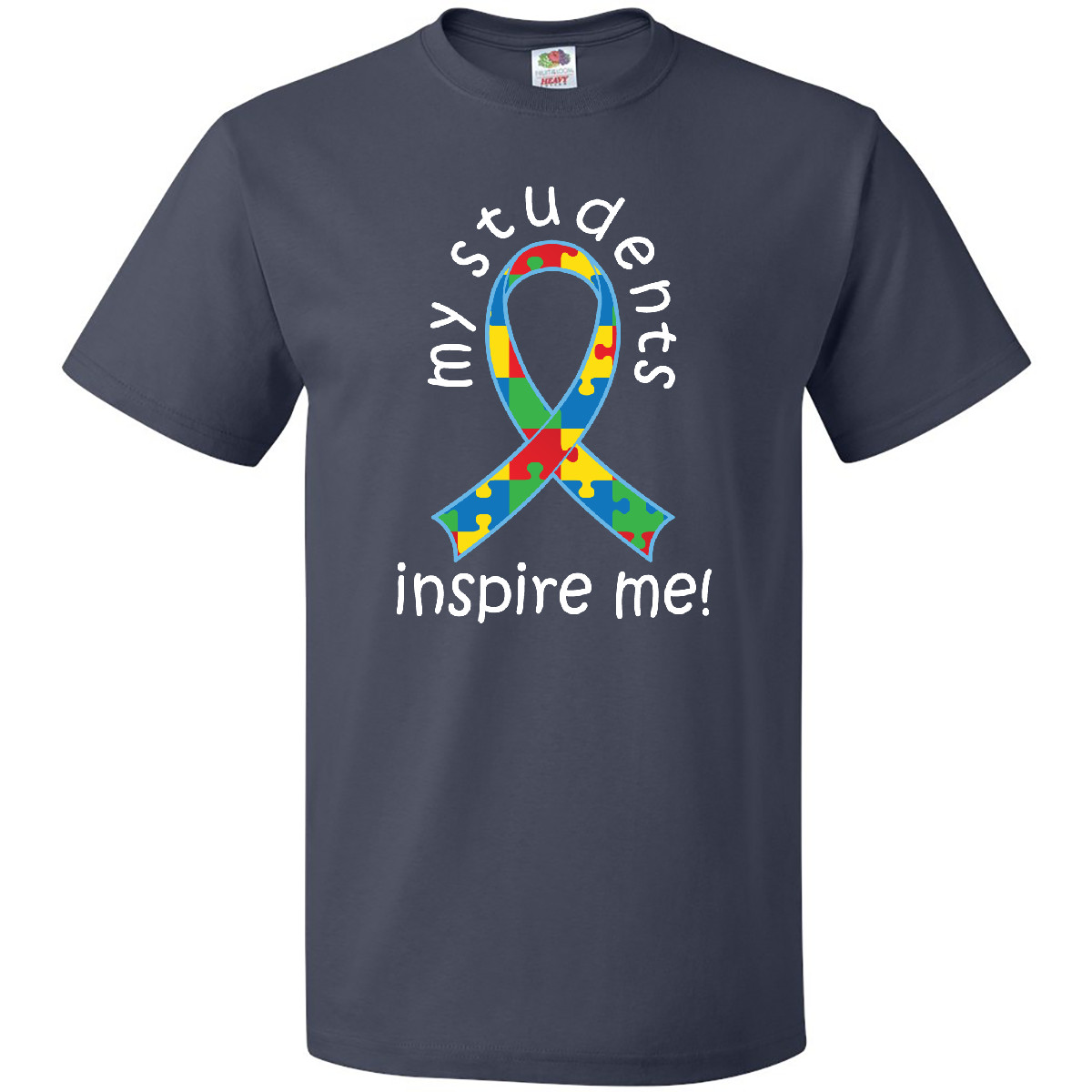 T-Shirt Nastro Inktastic Autismo Educazione Speciale Insegnante Ed Disturbo Autistico - Foto 6 di 10